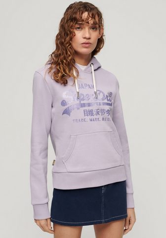 Superdry Sportinis megztinis su gobtuvu METALLI...