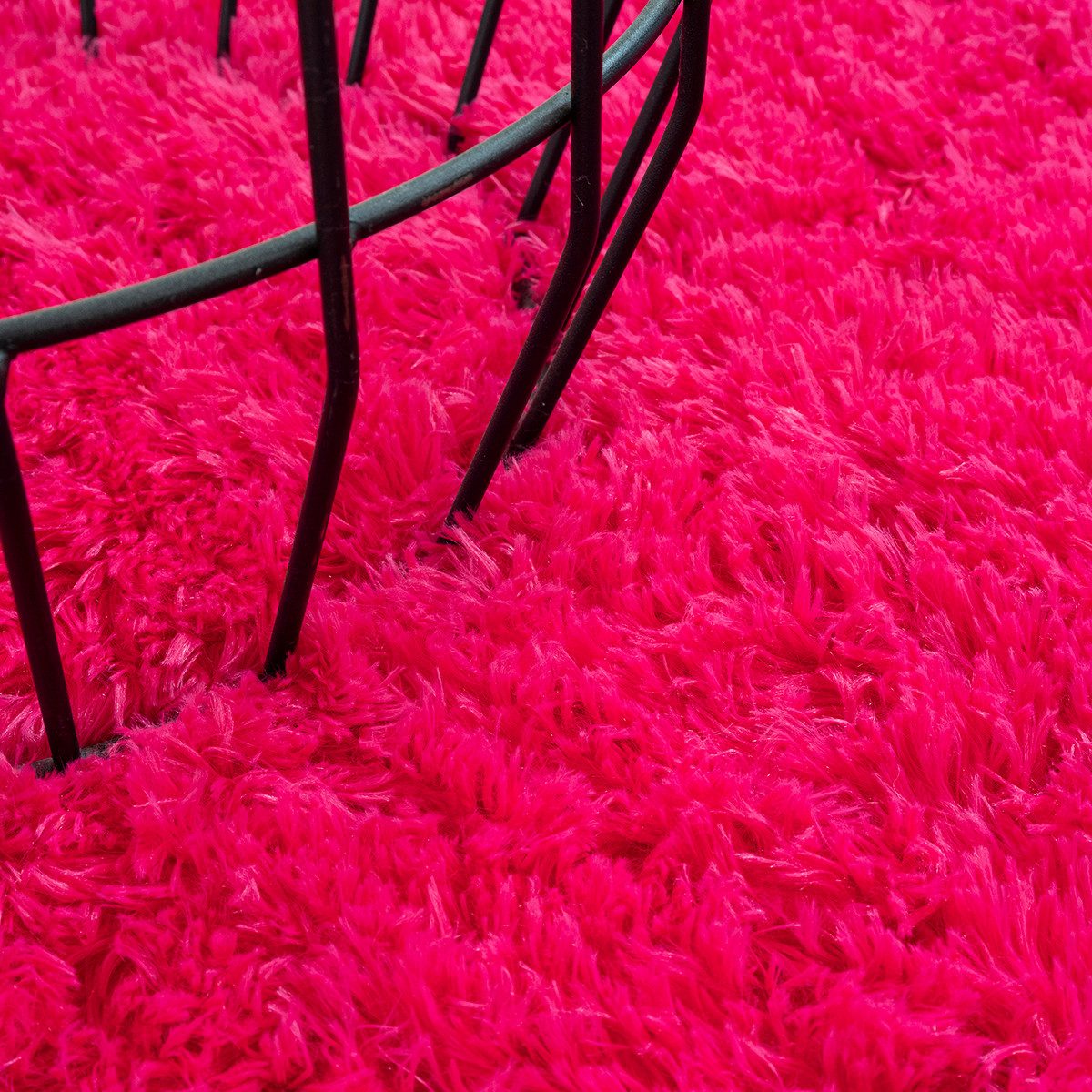 the carpet Teppich Soft Shaggy, rund, günstig online kaufen