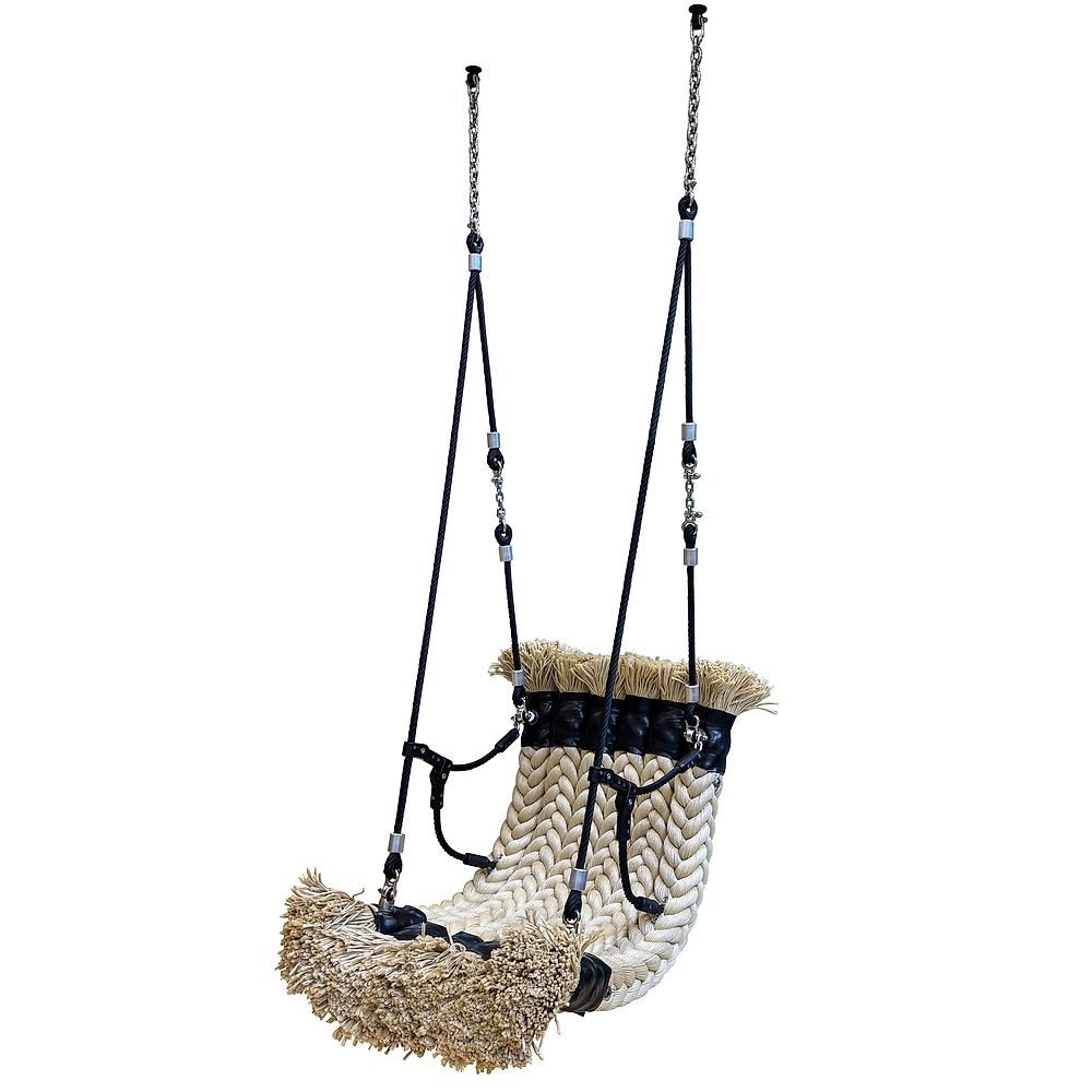 Huck Seiltechnik Einzelschaukel Schaukelsitz Tampenschaukel, Fördert soziale Interaktion und Gemeinschaft