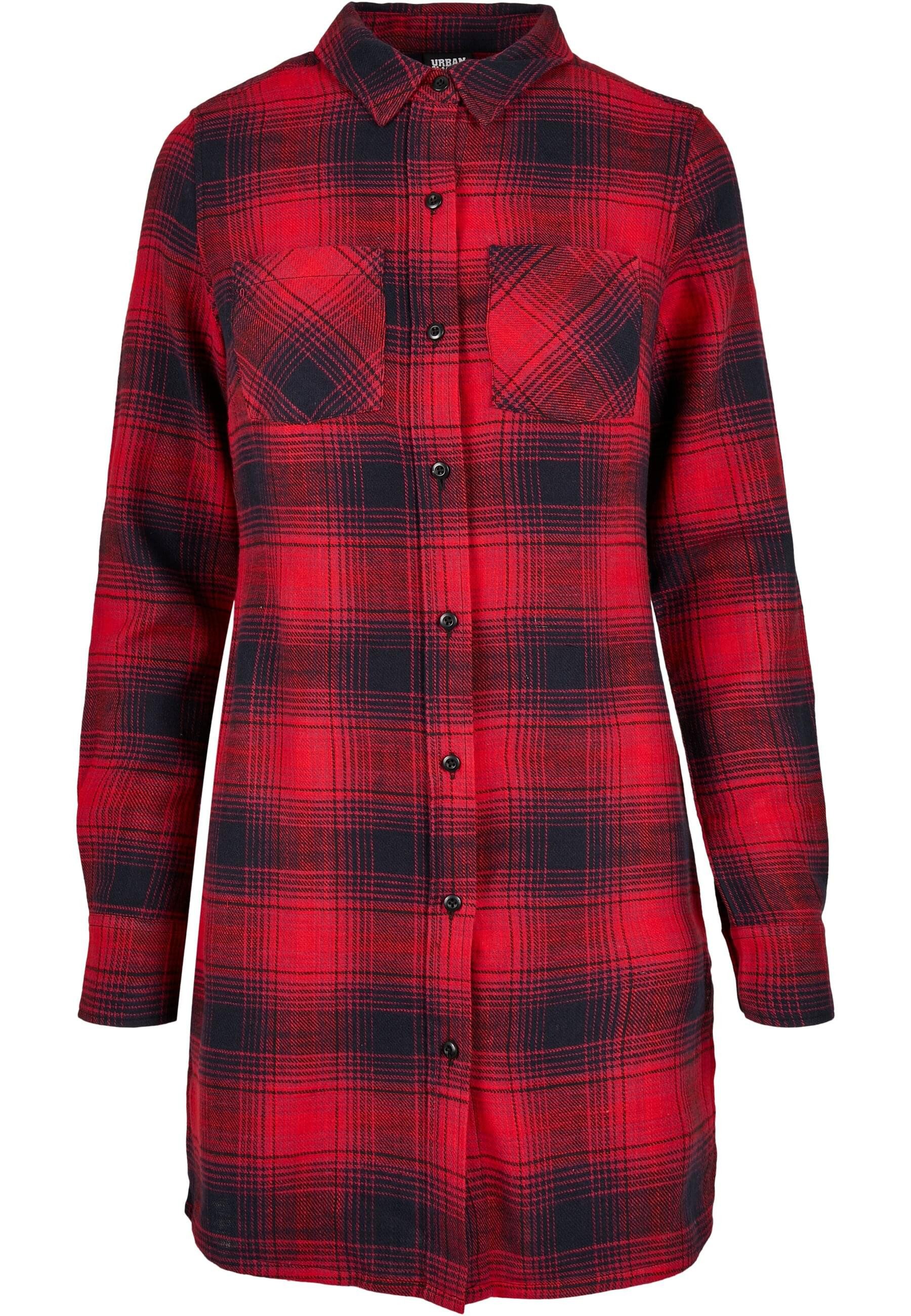 URBAN CLASSICS Shirtkleid Urban Classics Damen Ladies Check Shirt Dress (1- günstig online kaufen