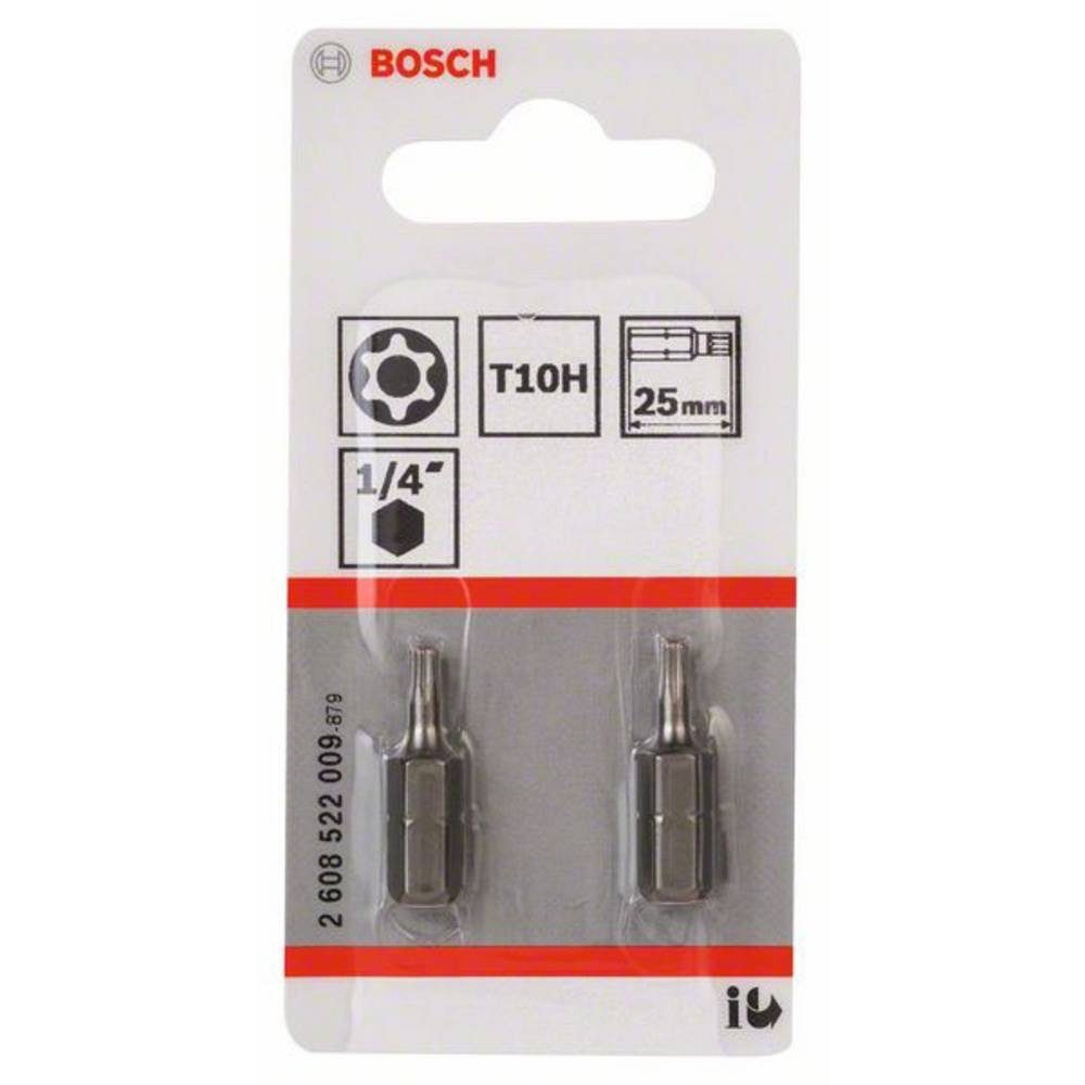 mm 25 BOSCH T10H, Torx-Bit Security-TX-Schrauberbit Extra-Hart