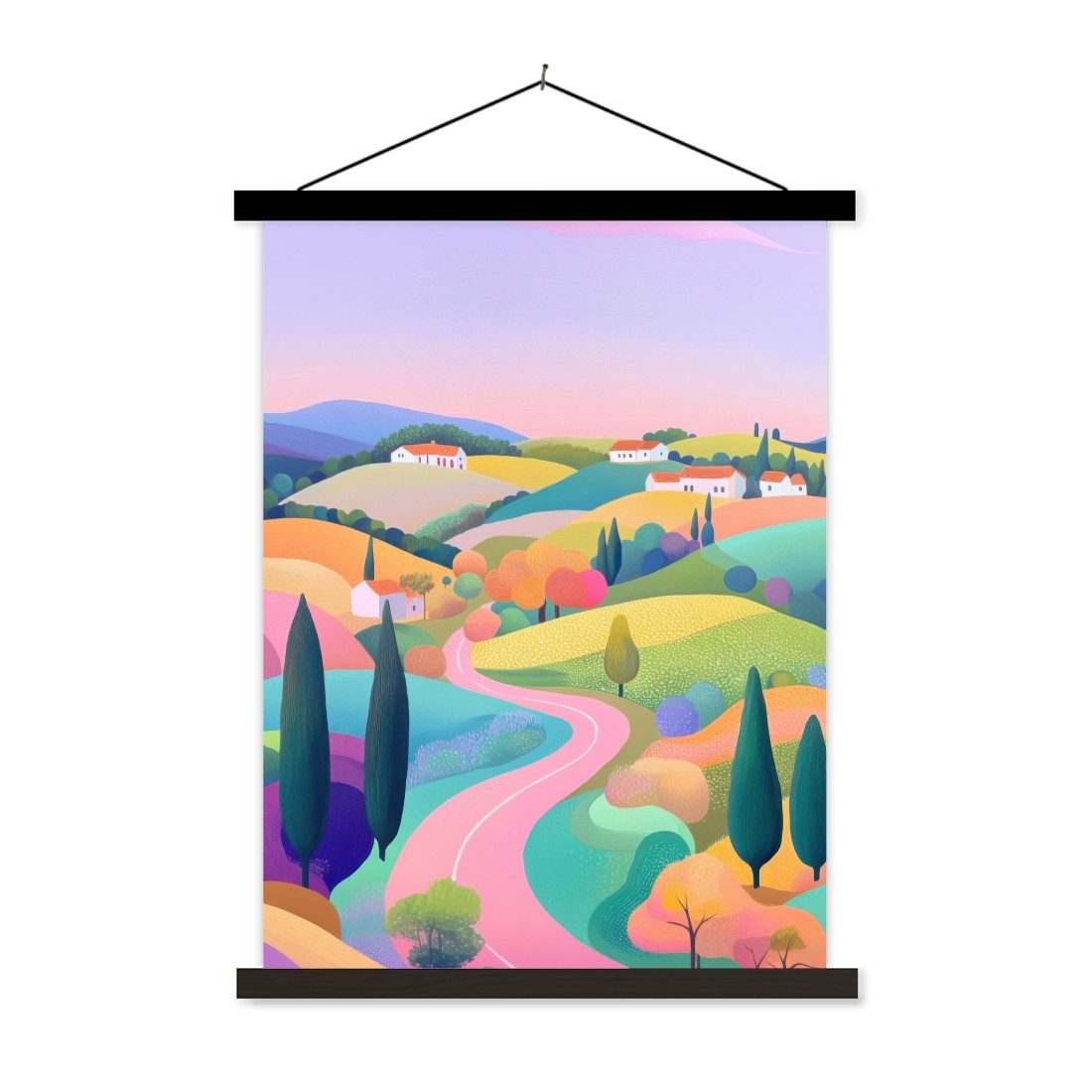 MuchoWow Poster Landschaft - Lila - günstig online kaufen