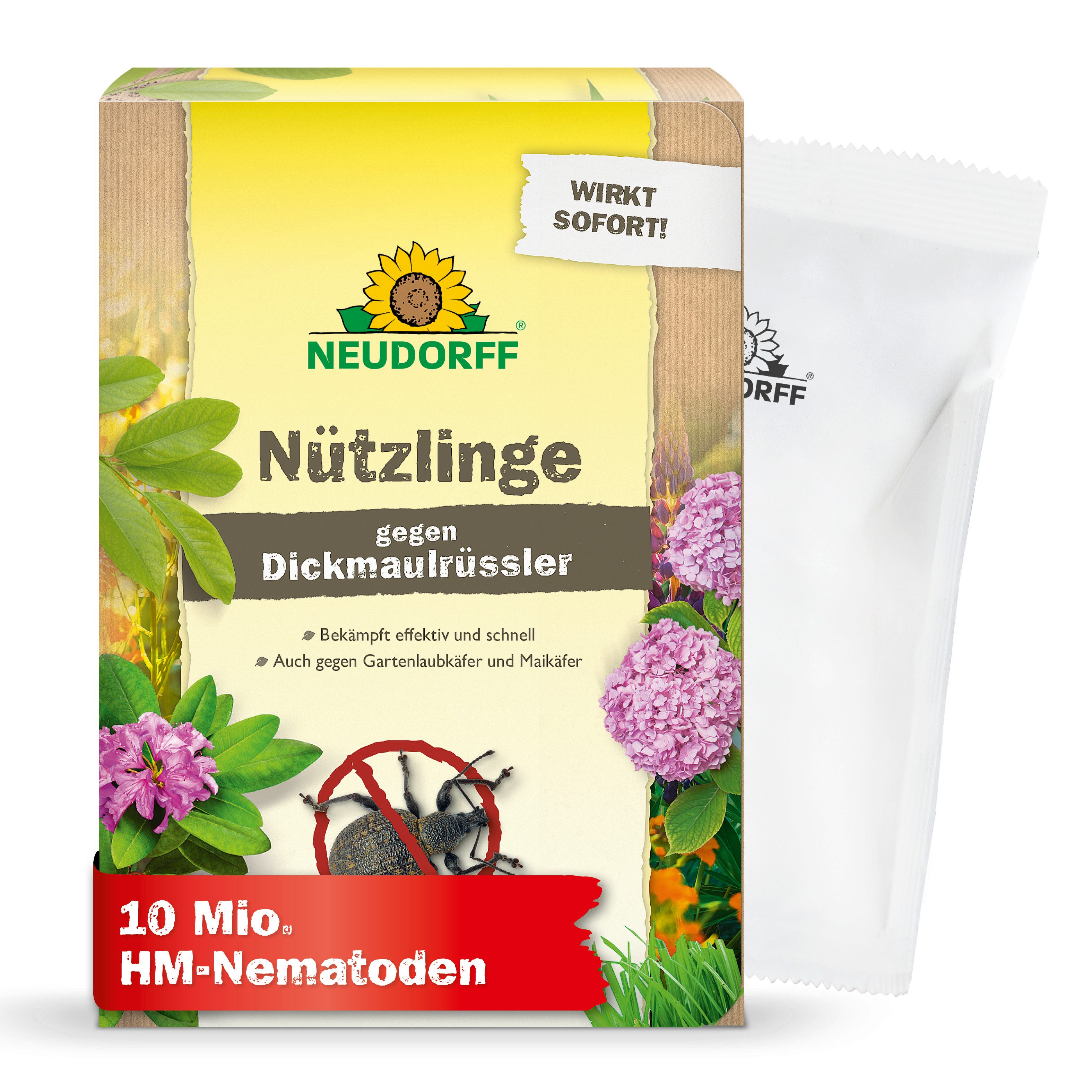 Neudorff Nematoden Nützlinge gegen Dickmaulrüssler 10 Mio HM-Nematoden, 10 Mio. HM-Nematoden für bis zu 20 m²