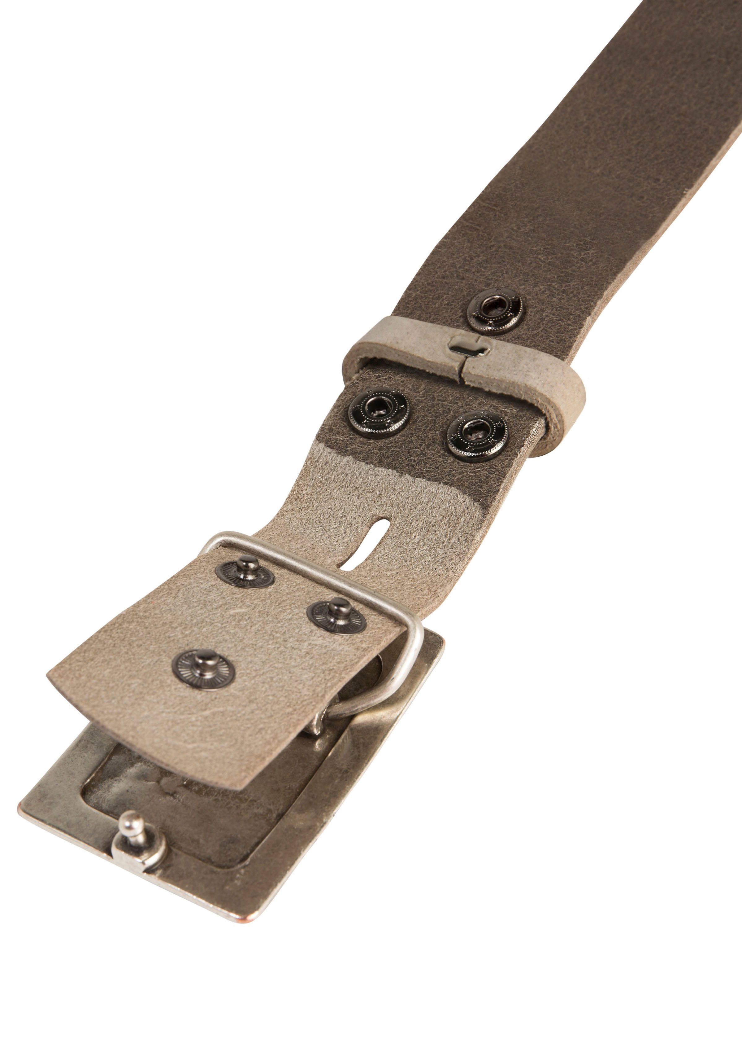 Rettungsring Gürtel Ledergürtel mit austauschbarer Schließe »Rechteck Einge günstig online kaufen