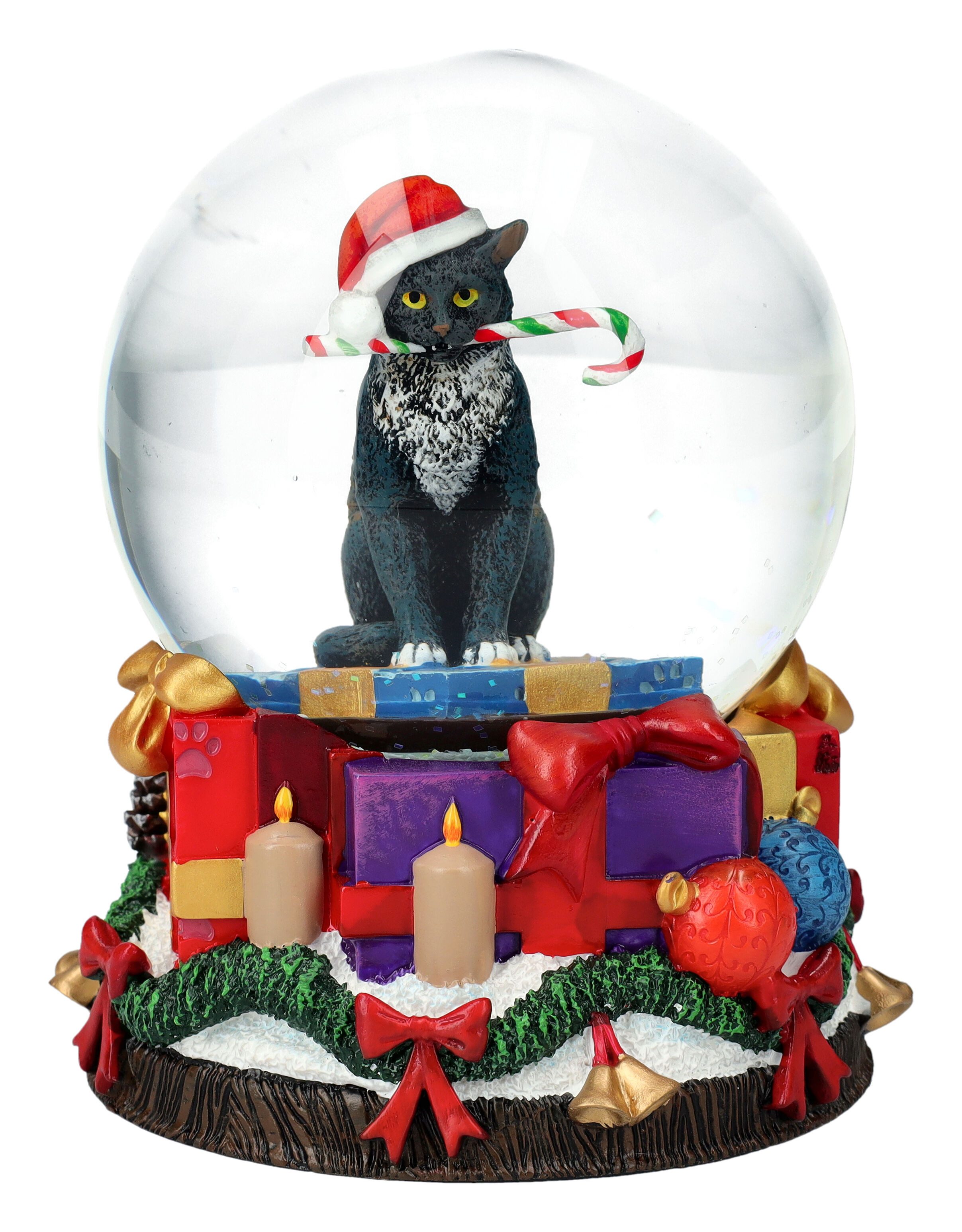 Figuren Shop GmbH Schneekugel Schneekugel Katze - Krampuss - Lisa Parker - günstig online kaufen