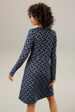 Aniston CASUAL Jerseykleid mit V-Ausschnitt in Wickeloptik