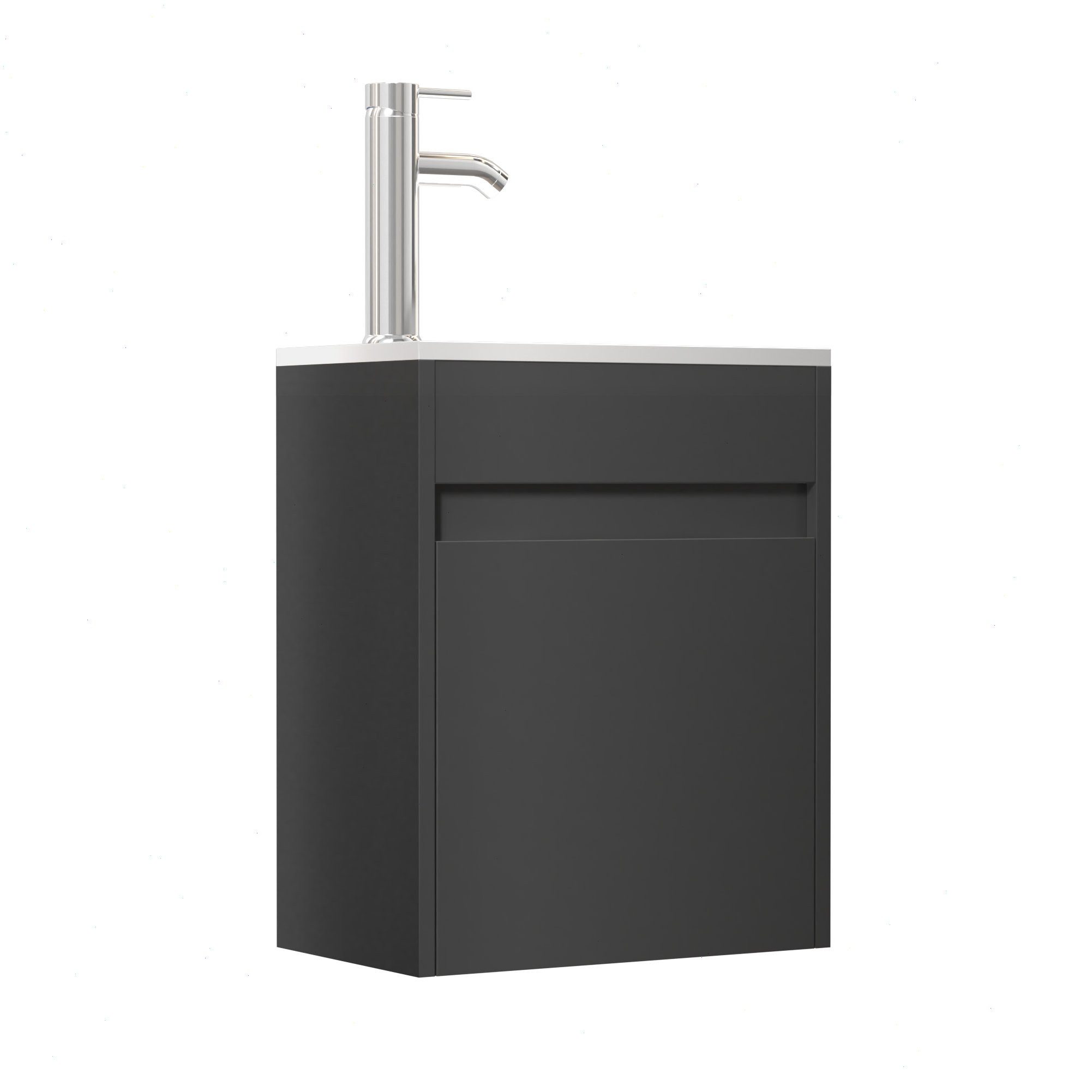 UEV Waschtisch Waschbecken klein mit Unterschrank set, Badmöbel Gäste-WC (B günstig online kaufen