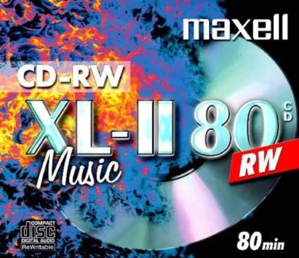 Maxell CD-Rohling 10 Maxell Rohlinge CD-RW Audio 80 Minuten Musik Jewelcase