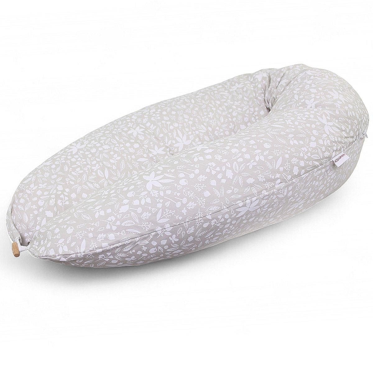 HOBEA-Germany Stillkissen Stillkissen Waldzauber grau, BIO-Baumwolle - XXL günstig online kaufen