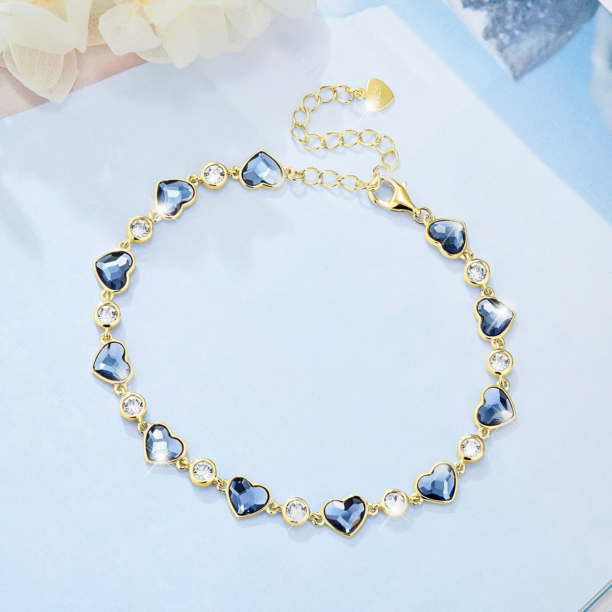 PAVELS Armband Herzenskristall, Damen Silber Schmuck günstig online kaufen