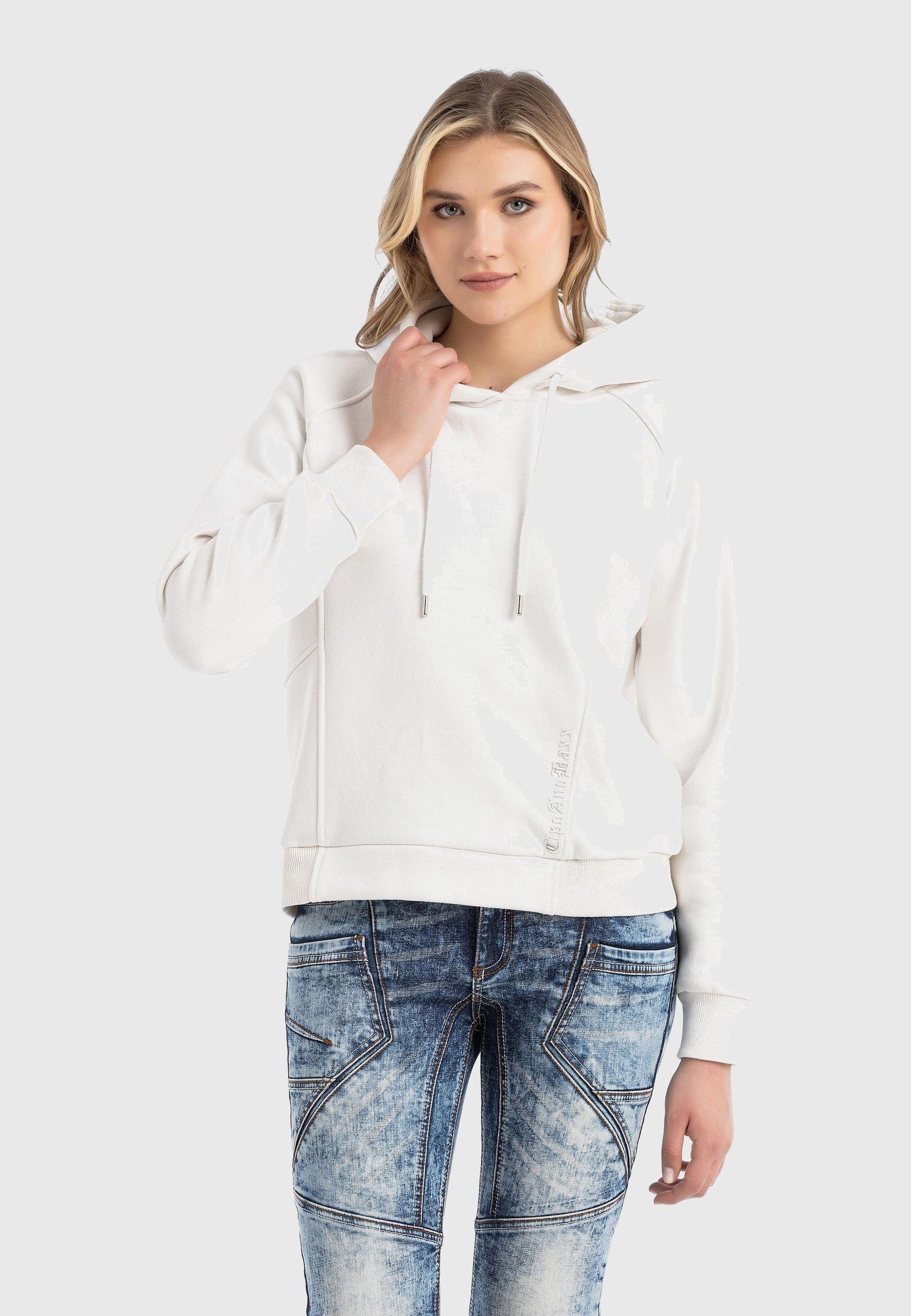 Cipo & Baxx Hoodie HOODIE SWEATSHIRT (1-tlg) modisch und komfortabel