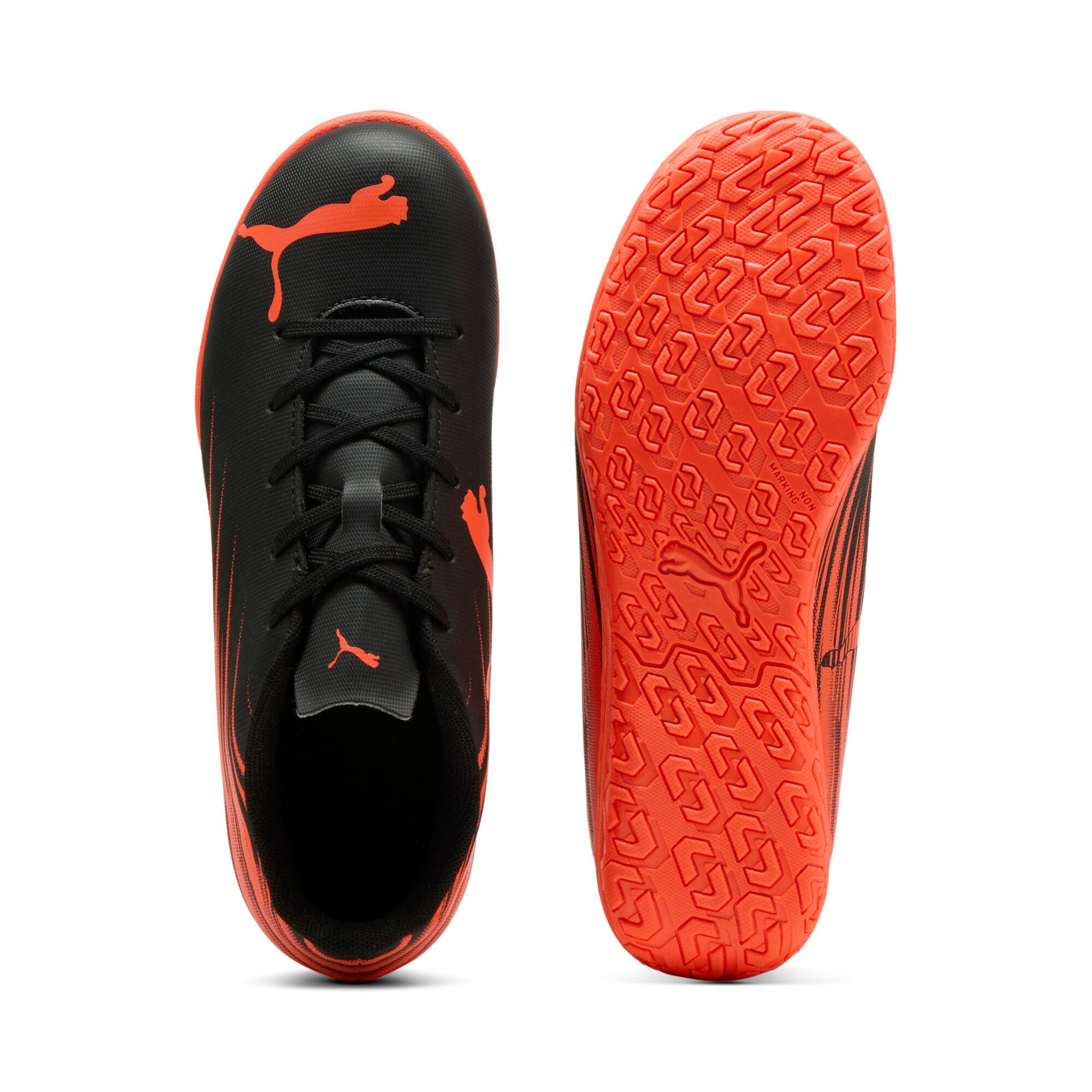 PUMA ATTACANTO II IT JR Fußballschuh für Hallenböden, mit weichem Synthetik-Obermaterial