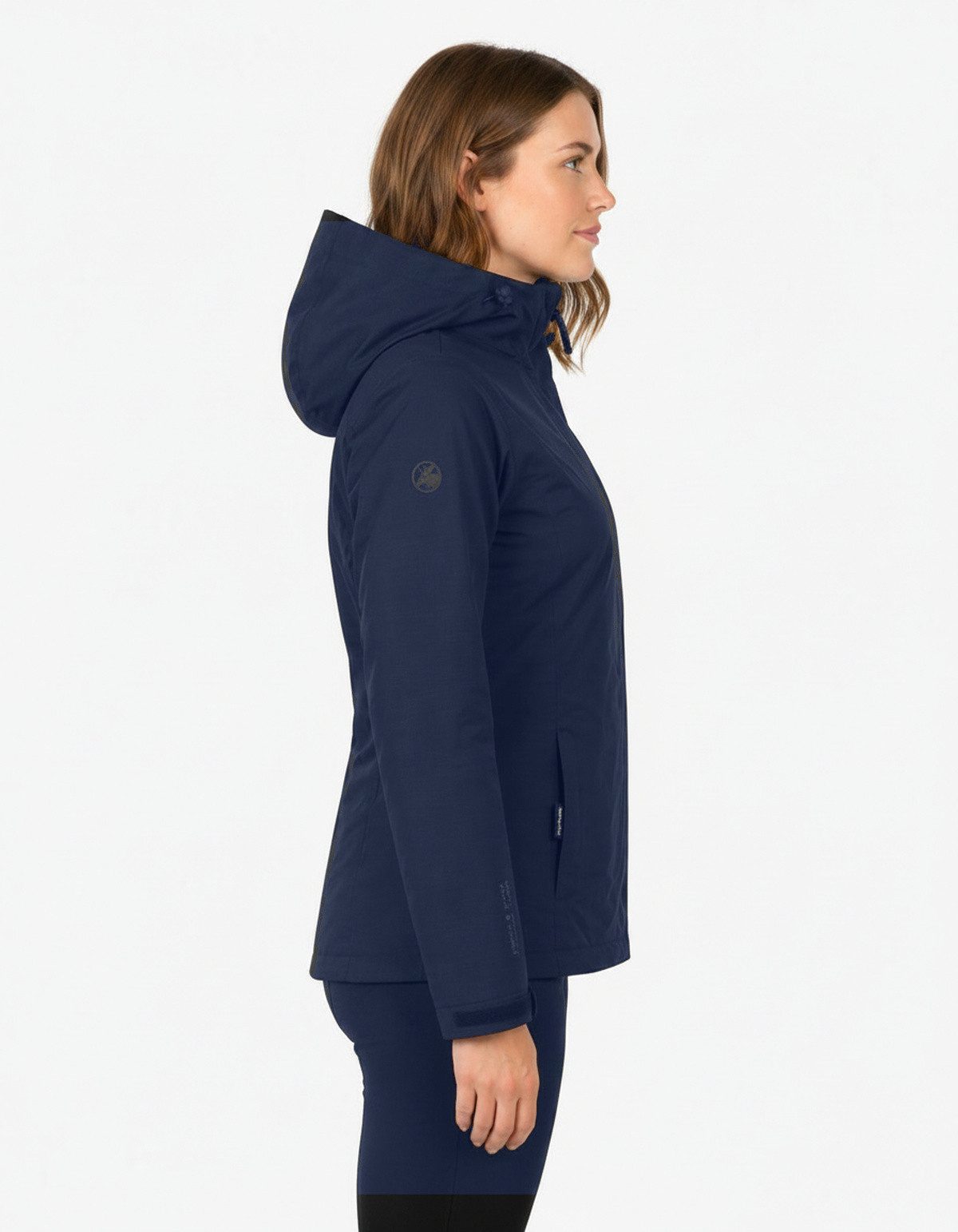 DEPROC Active Funktionsjacke LAVAL II WOMEN Funktionsjacke, Wanderjacke, Regenjacke abnehmbare Kapuze