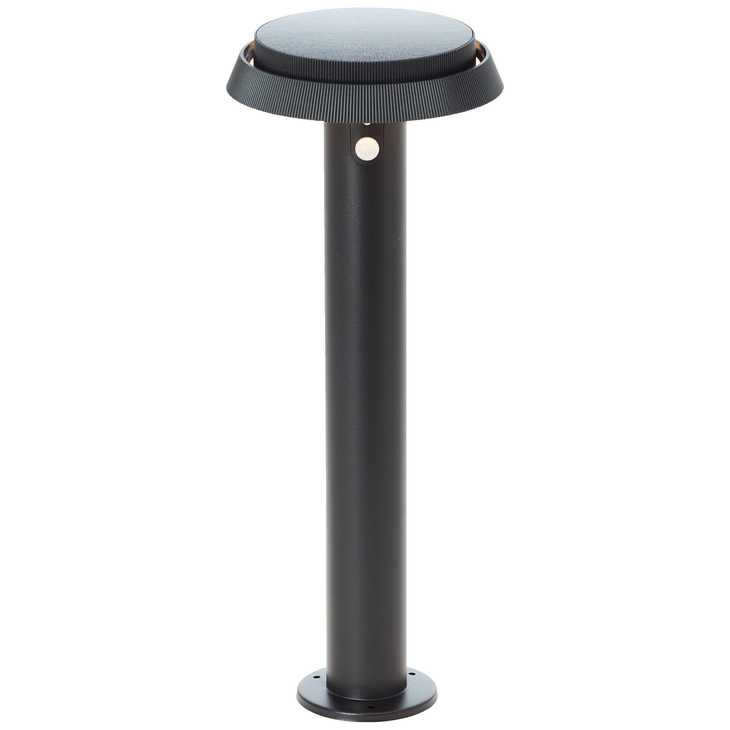 Lightbox Außen-Stehlampe, Bewegungsmelder, LED fest integriert, Warmweiß, LED Außensockellampe, Solar, Bewegungsmelder, 50 cm, 500 lm, 3000 K