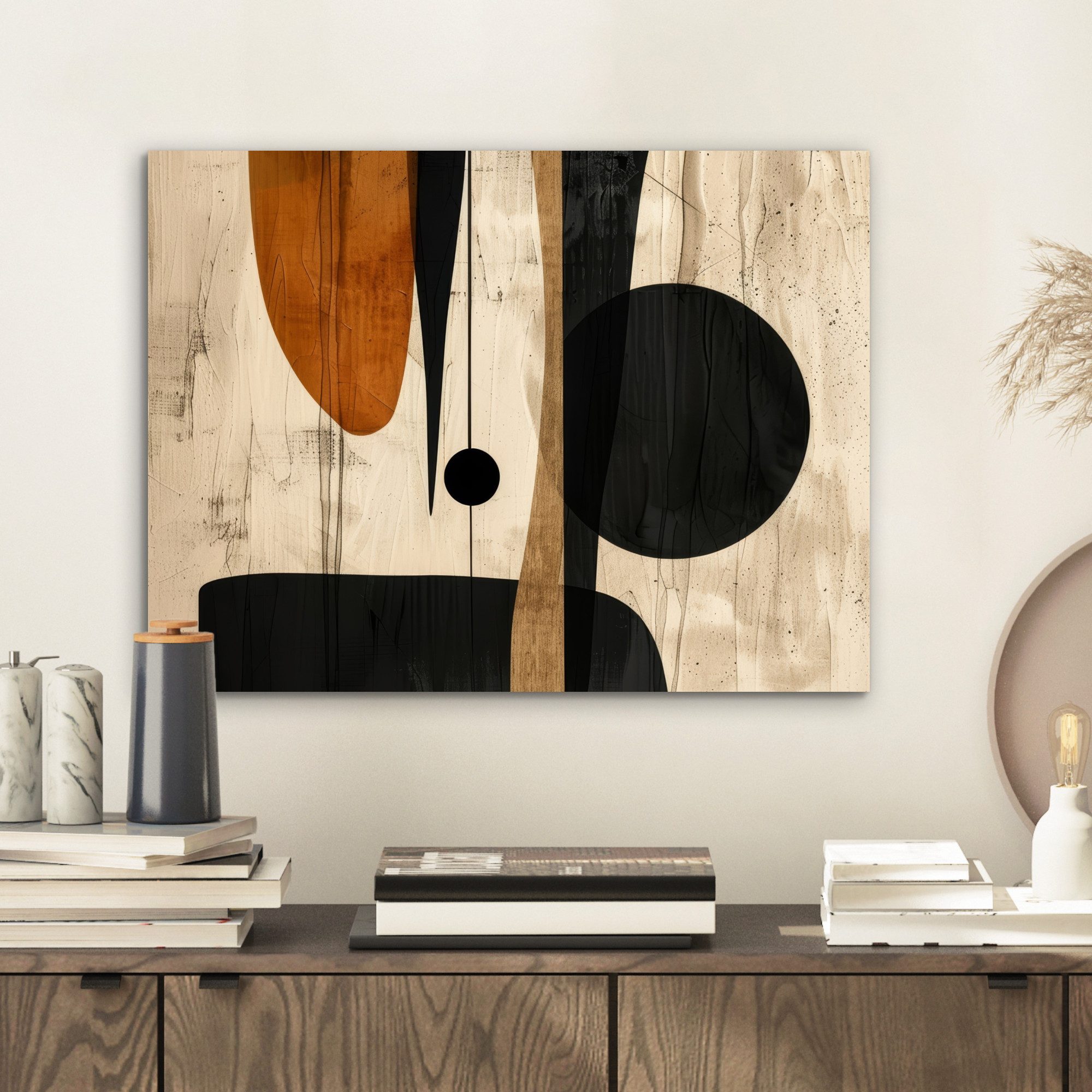MuchoWow Metallbild Abstrakt - Kunst - günstig online kaufen