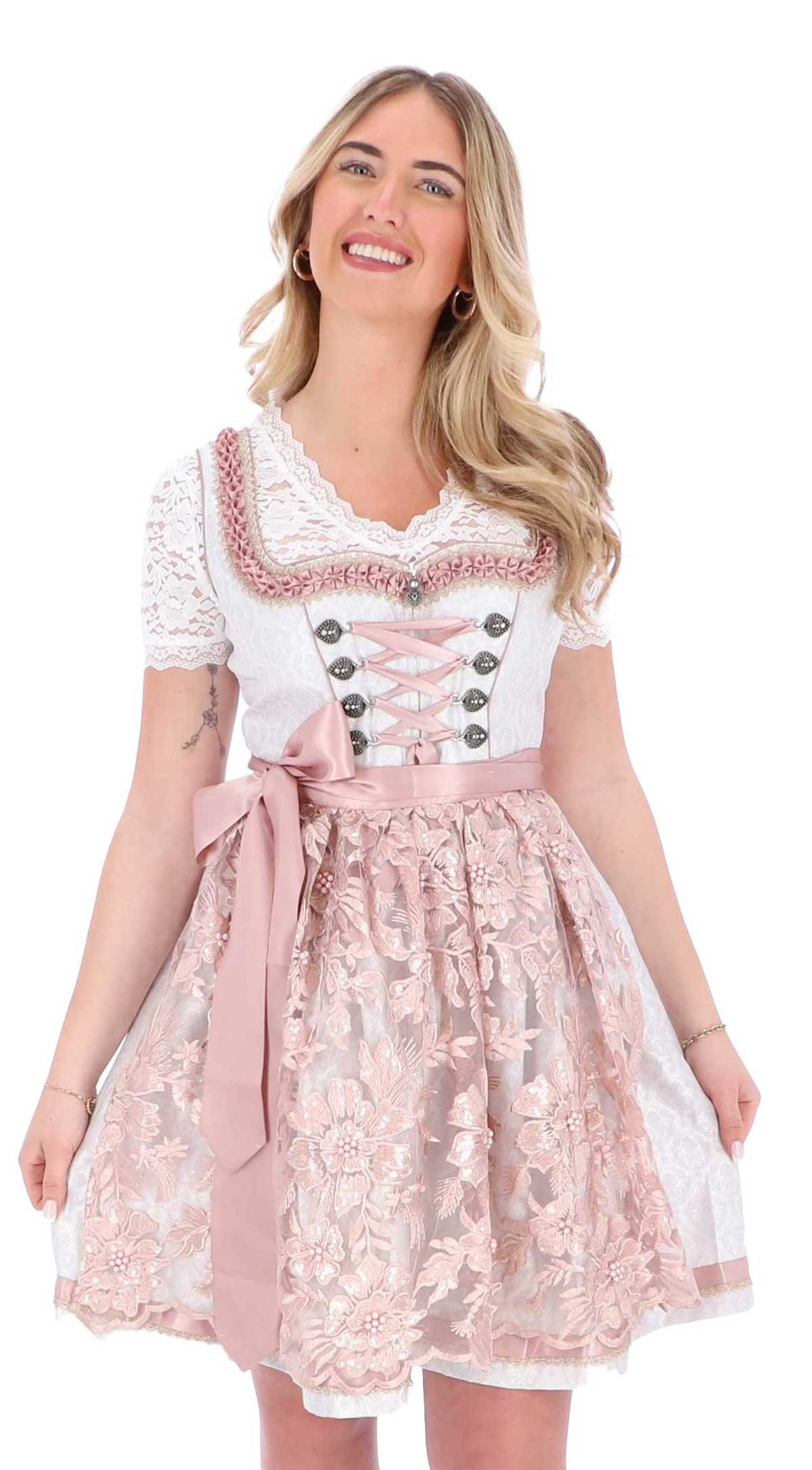 Steigenhöfer Manufaktur Dirndl "VICKY" Set Kleid, günstig online kaufen