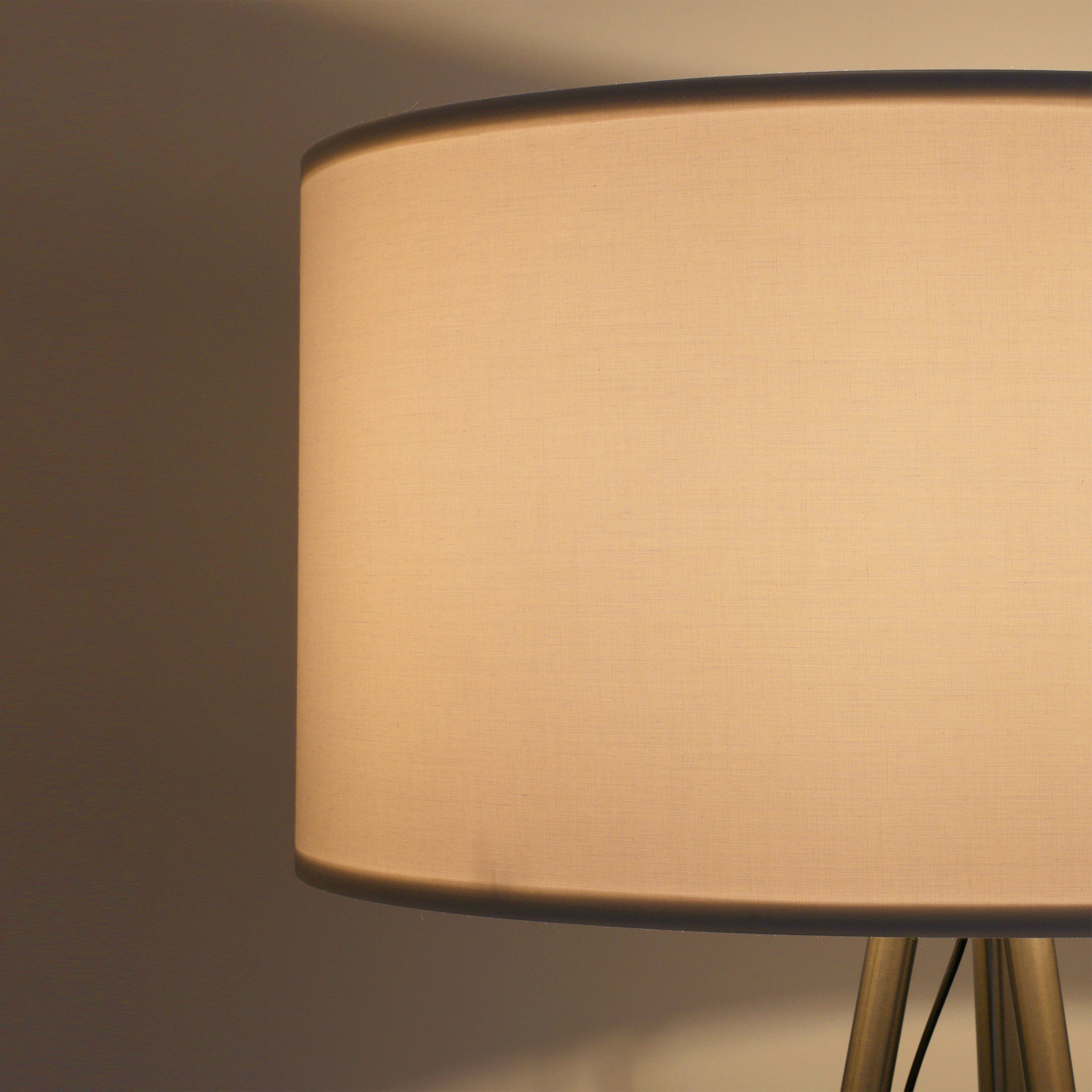 MeLiTec LED Stehlampe ST51 skandinavischer Stil, LED wechselbar, warmweiß, Stehlampe weiß, stehend, Stehleuchte für Wohnzimmer oder Schlafzimmer