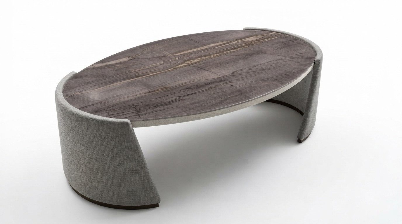 Xlmoebel Couchtisch Moderner Designer-Wohntisch in elegantem Design mit Stauraum (Packung, Couchtisch), Hergestellt in Europa