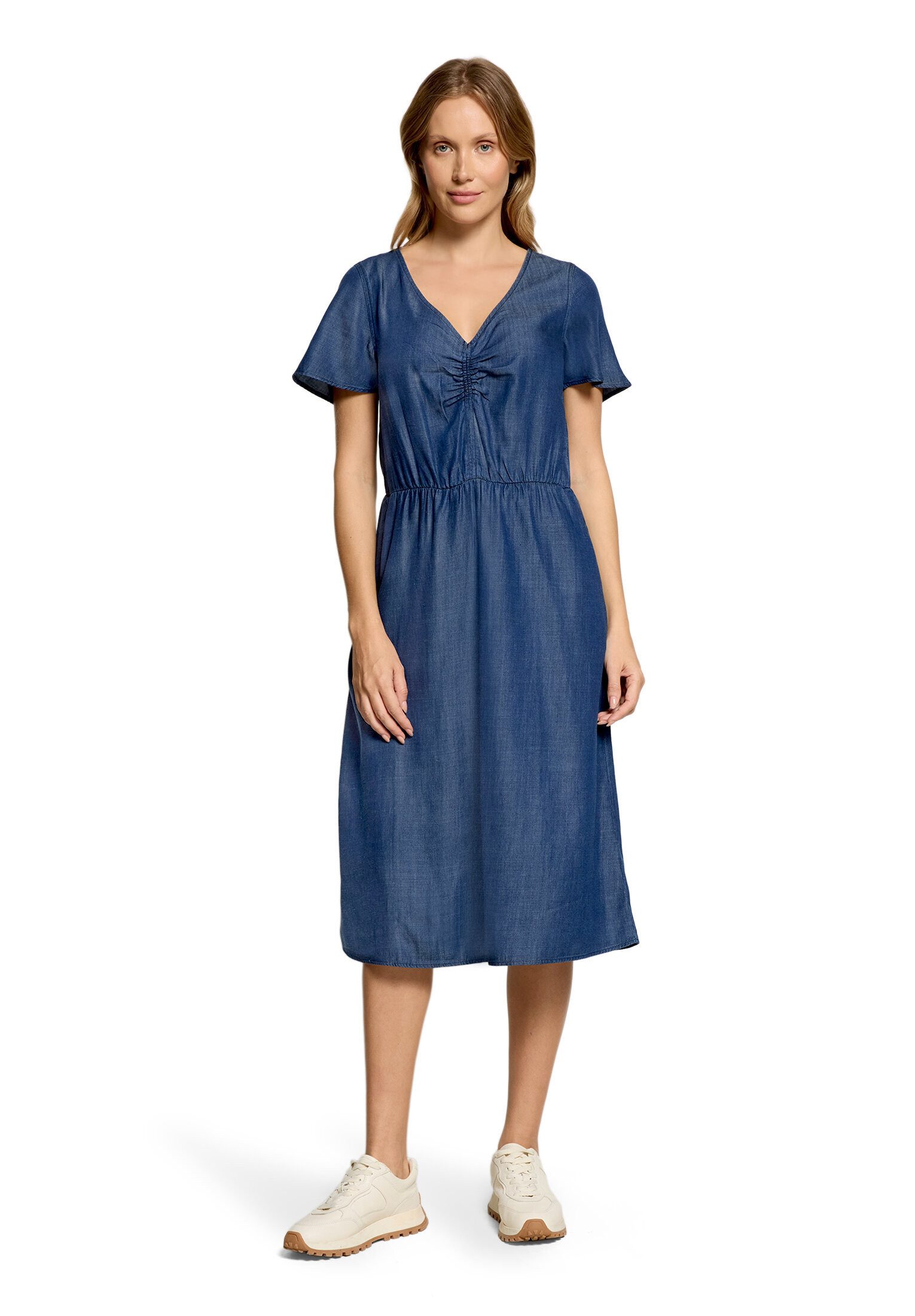 Cartoon Druckkleid Damen mit Flügelärmeln
