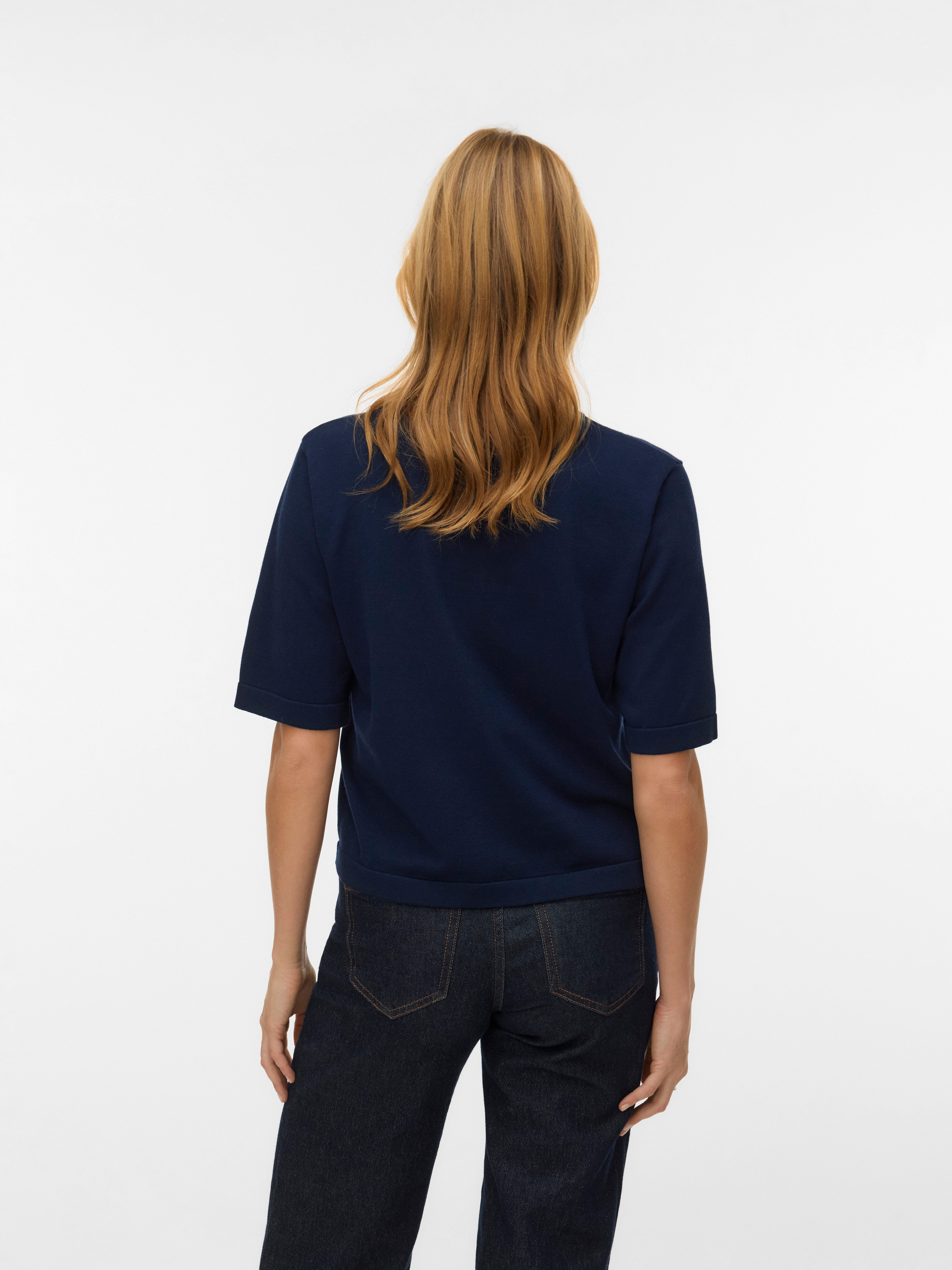 Vero Moda Kurzarmpullover VMSILJE 2/4 O-NCK OVERSIZE PULL GA NOOS Viskosemi günstig online kaufen