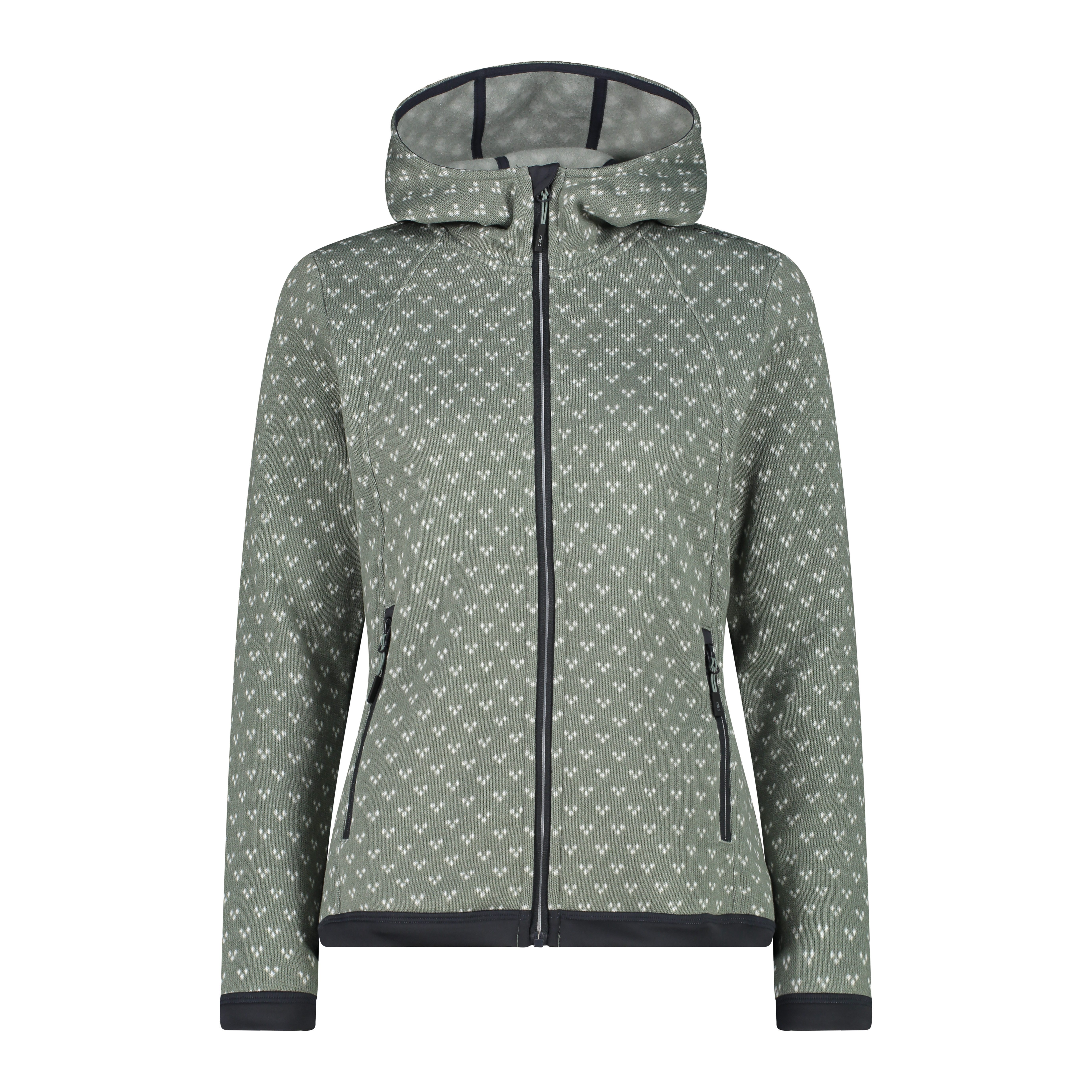Outdoorjacke CMP Damen Fleecejacke Woman Jacket Fix Hood 34H2866