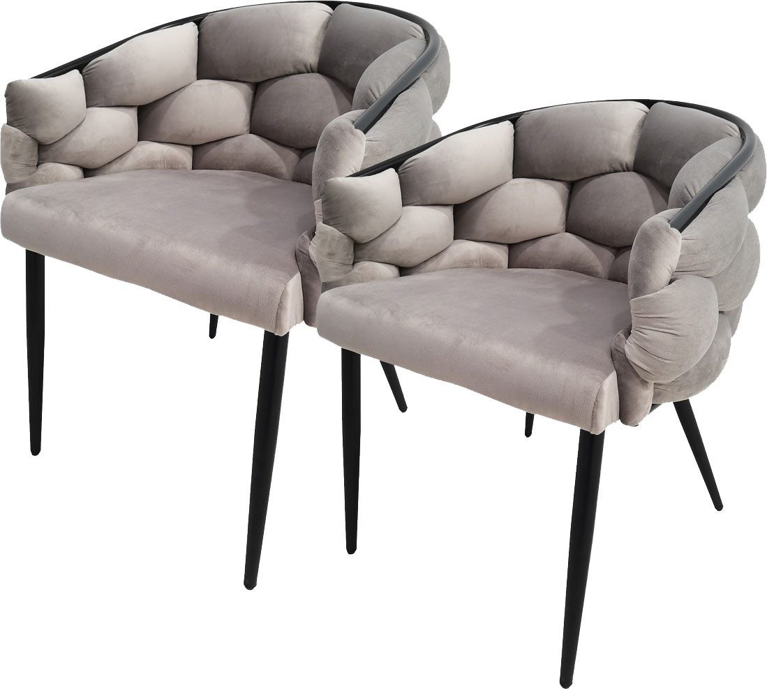 Kayoom Polsterstuhl Stuhl Grace 125 2er-Set, günstig online kaufen