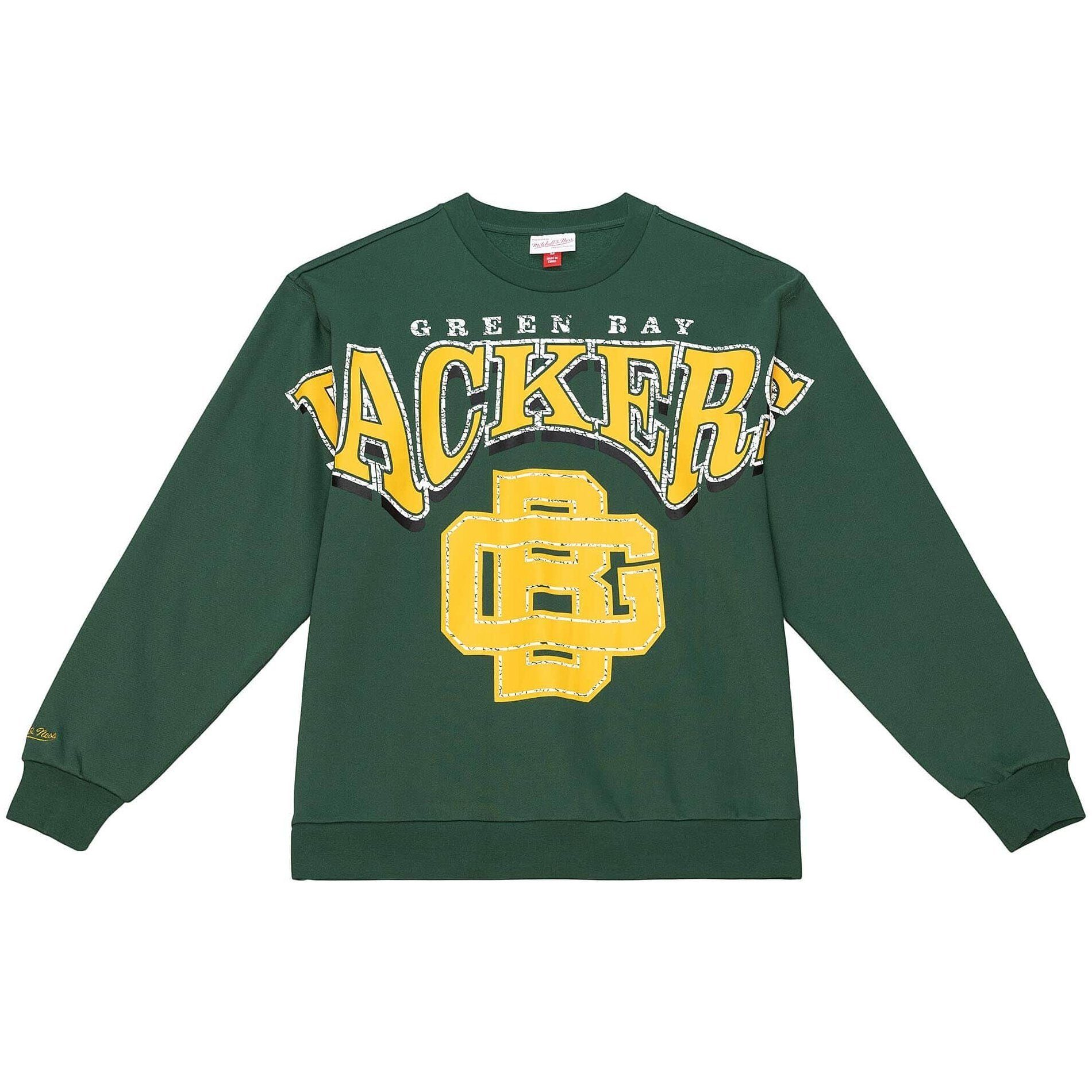 Mitchell u0026 Ness Rundhalspullover Fashion Green Bay Packers