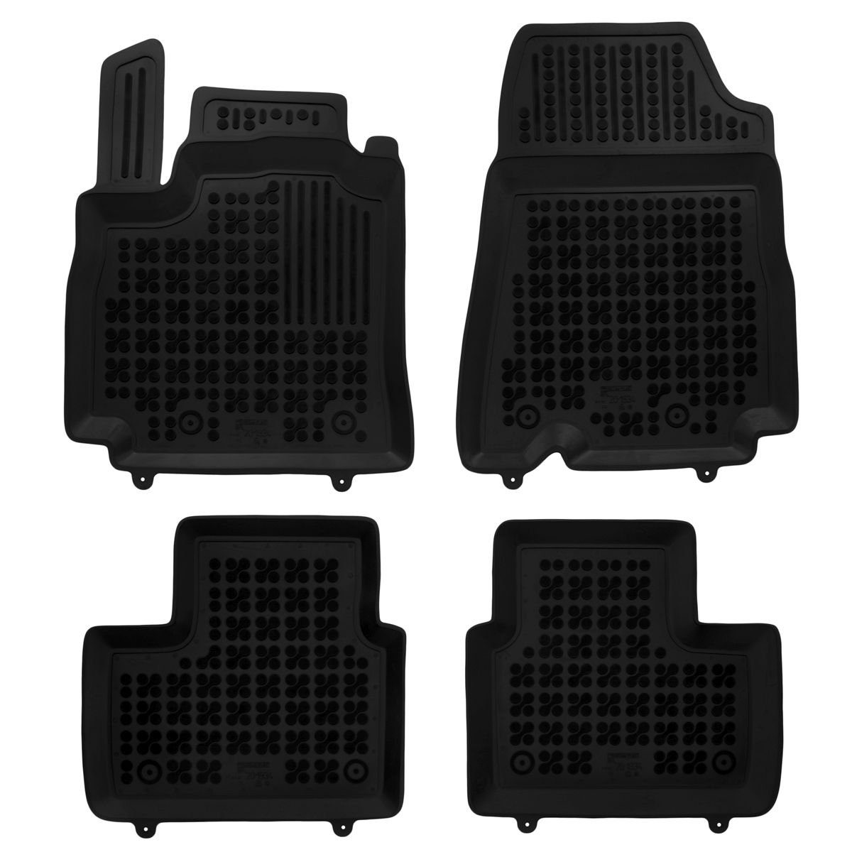 für Arkana Renault 4-tlg., Gummi-Fußmatten AZUGA ab Renault SUV 2020 Hohe passend Auto-Fußmatten Arkana für