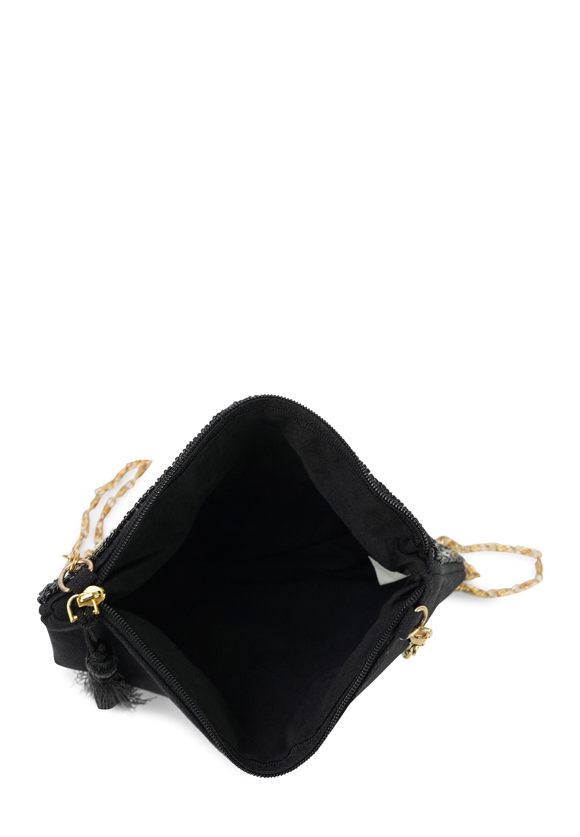 Harpa Schultertasche LORIETTA, mit aufwendiger Perlen-Stickerrei