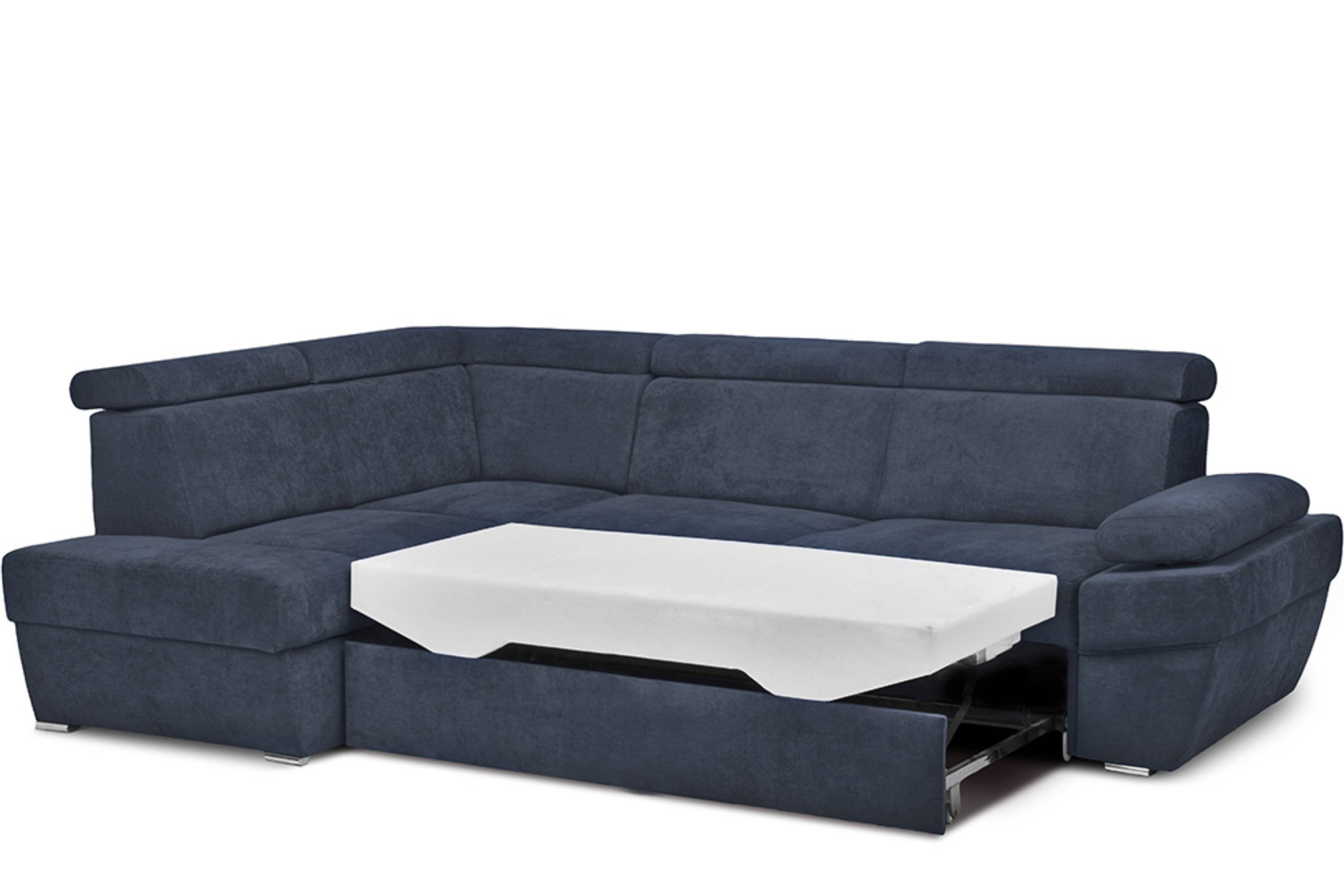 KONSIMO® Ecksofa RATLO Ecksofa, mit Bettfunktion und Bettkasten,verstellbare Armlehne/Kopfstütze