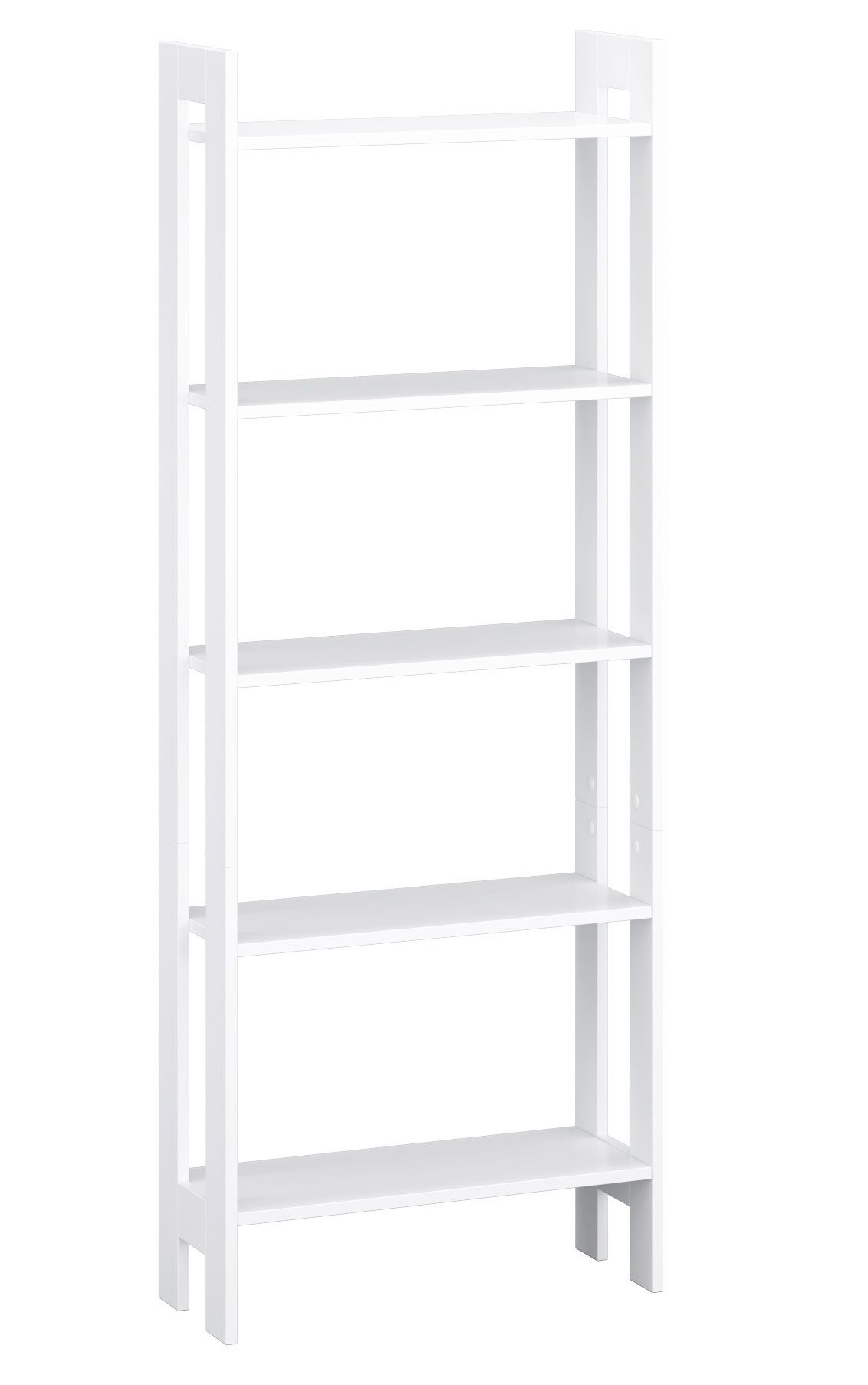 Feldmann-Wohnen Bücherregal R651, mit 5 Einlegeböden 1-tlg., 62x24x165,5cm weiß