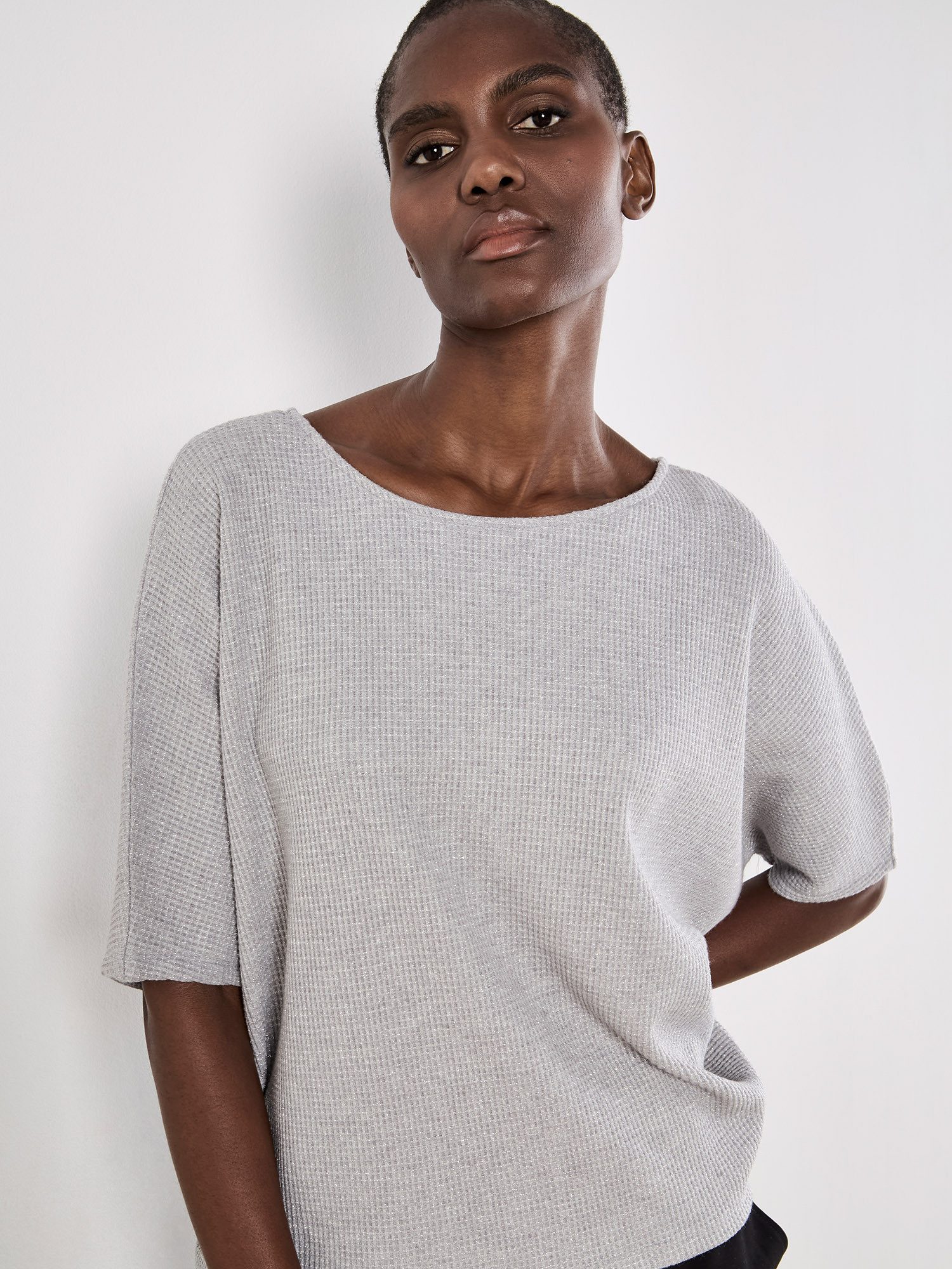 Apricot Fledermausshirt Fledermaustop mit V-Ausschnitt hinten günstig online kaufen