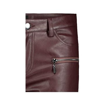 Monari Stoffhose bordeaux regular (1-tlg)