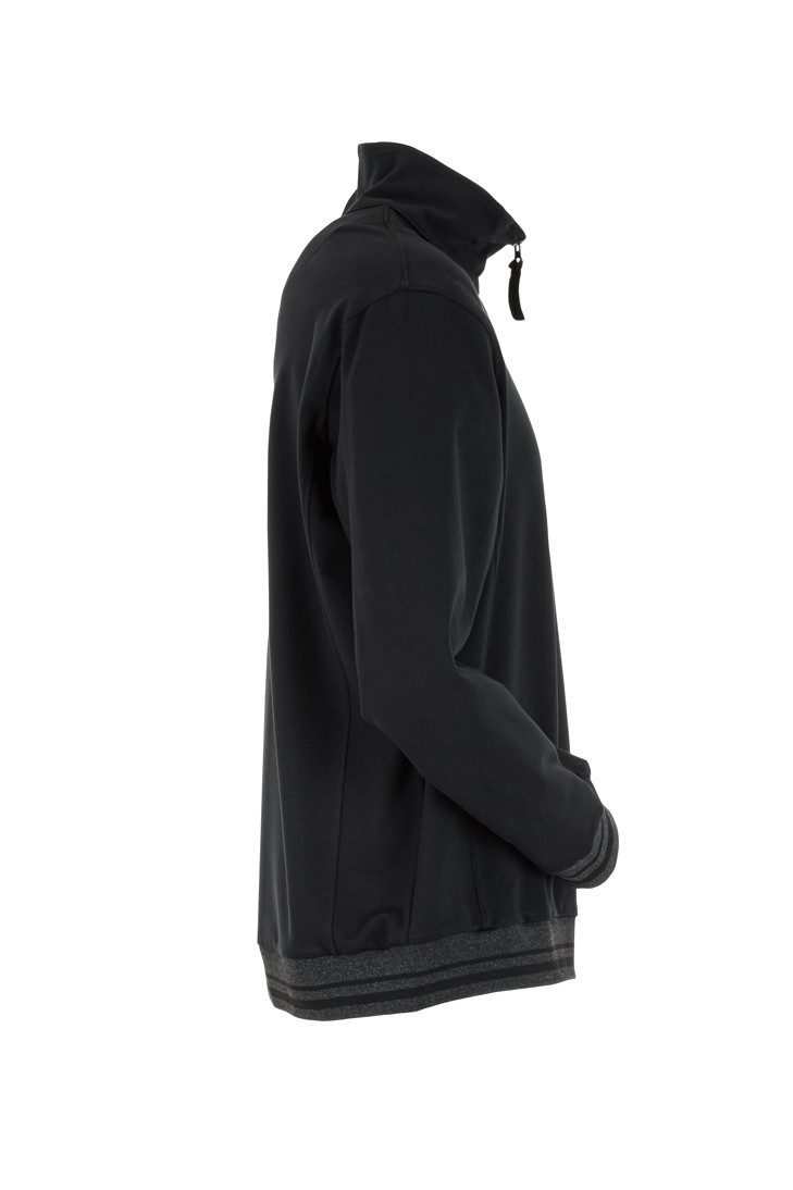 Planam Troyer PLANAM Herren Match Troyer OUTDOOR Zip-Kragen Schwarz