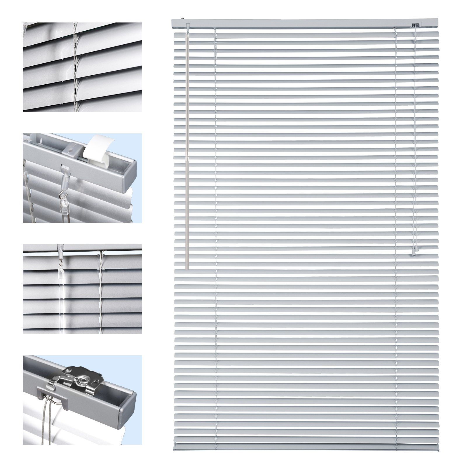 Jalousie AluminiumJalousie ohne Bohren, KlemmfixJalousie für fenster