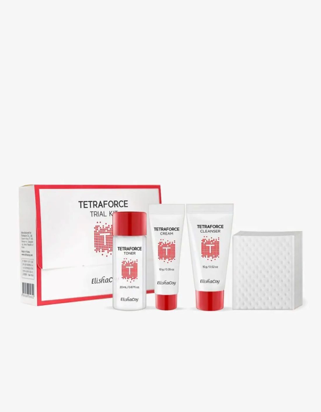 4-tlg. Tetraforce Reisen, mini Perfekt Gesichtspflege-Set ElishaCoy für ElishaCoy kit