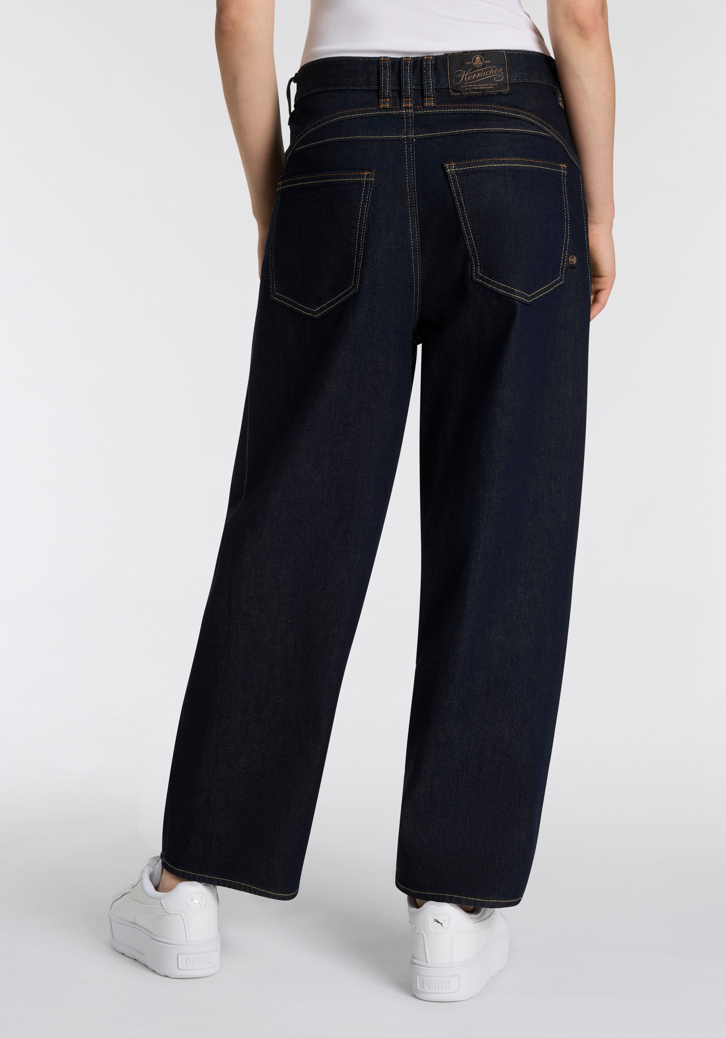Herrlicher Loose-fit-Jeans Barrow Denim Comfort im Barrel Look, cropped günstig online kaufen