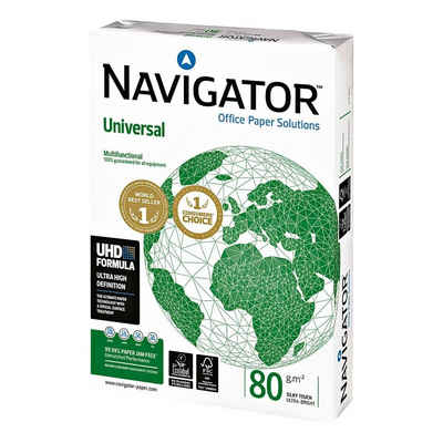 NAVIGATOR Druckerpapier Universal, Format DIN A4, 80 g/m², 169 CIE, 500 Blatt