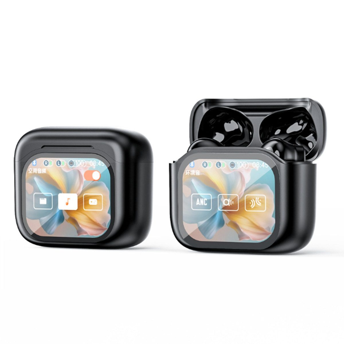 Novzep Übersetzer Kopfhörer, KI Translator Earbuds mit APP, 144 Sprachen In-Ear-Kopfhörer (300 mAh)