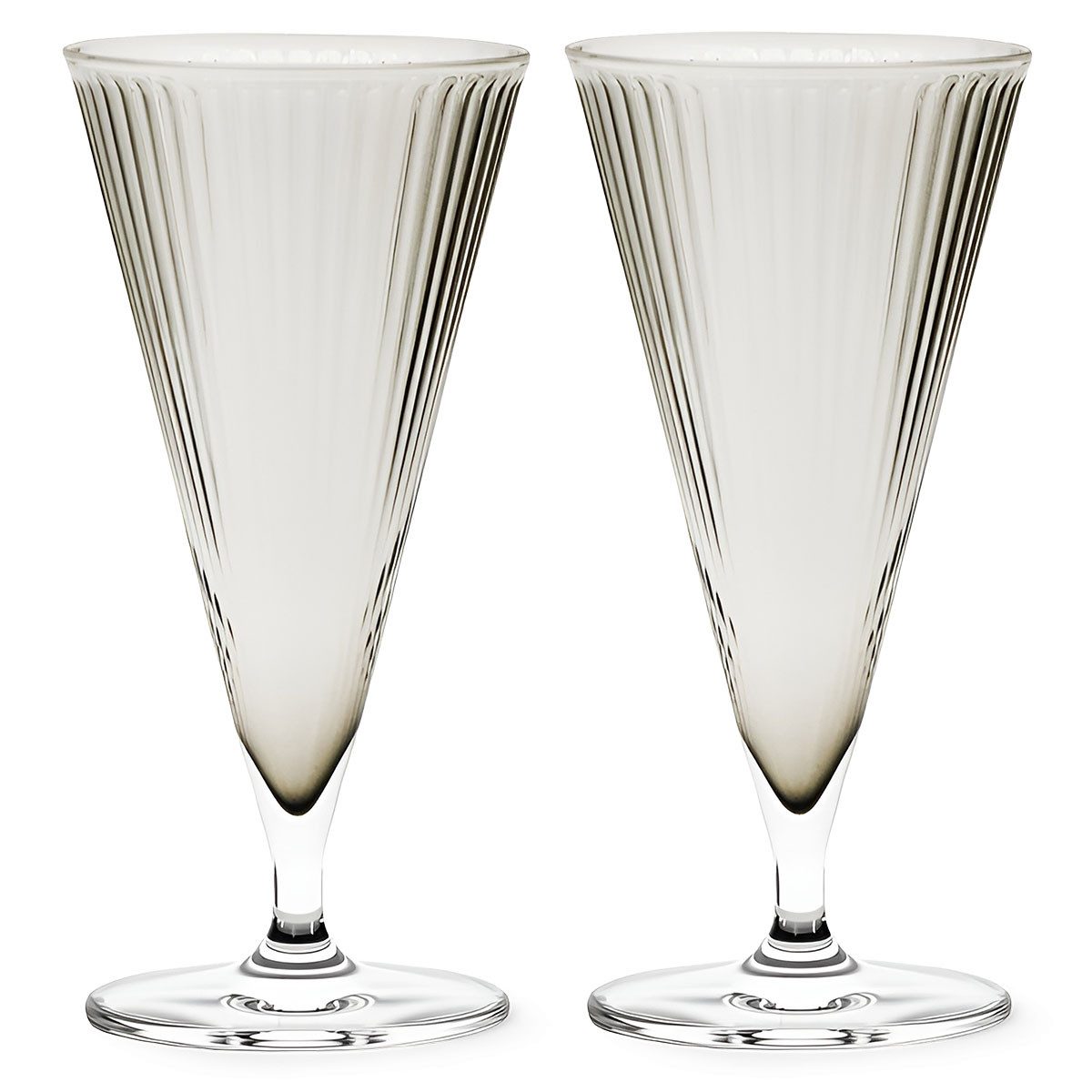 Sektglas / Champagnerglas Grand Cru Nouveau Smoke (Grau) 20 cl, 2er Set