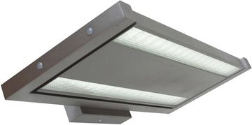 näve LED Wandleuchte Bennet, LED fest integriert, Neutralweiß, Büro/Arbeitszimmer Aluguss grau Licht direkt/indirekt schwenkbar