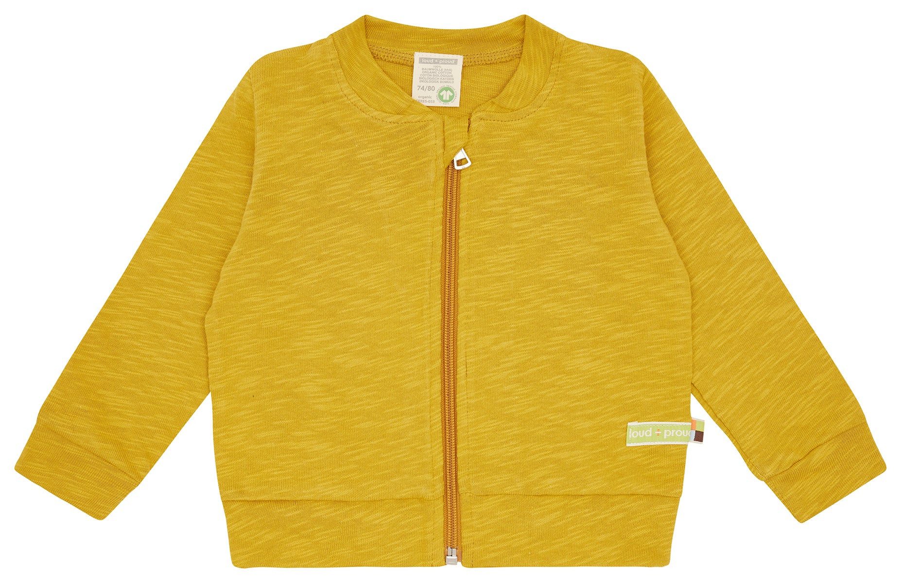 Collegejacke aus strukturiertem Slub Jersey