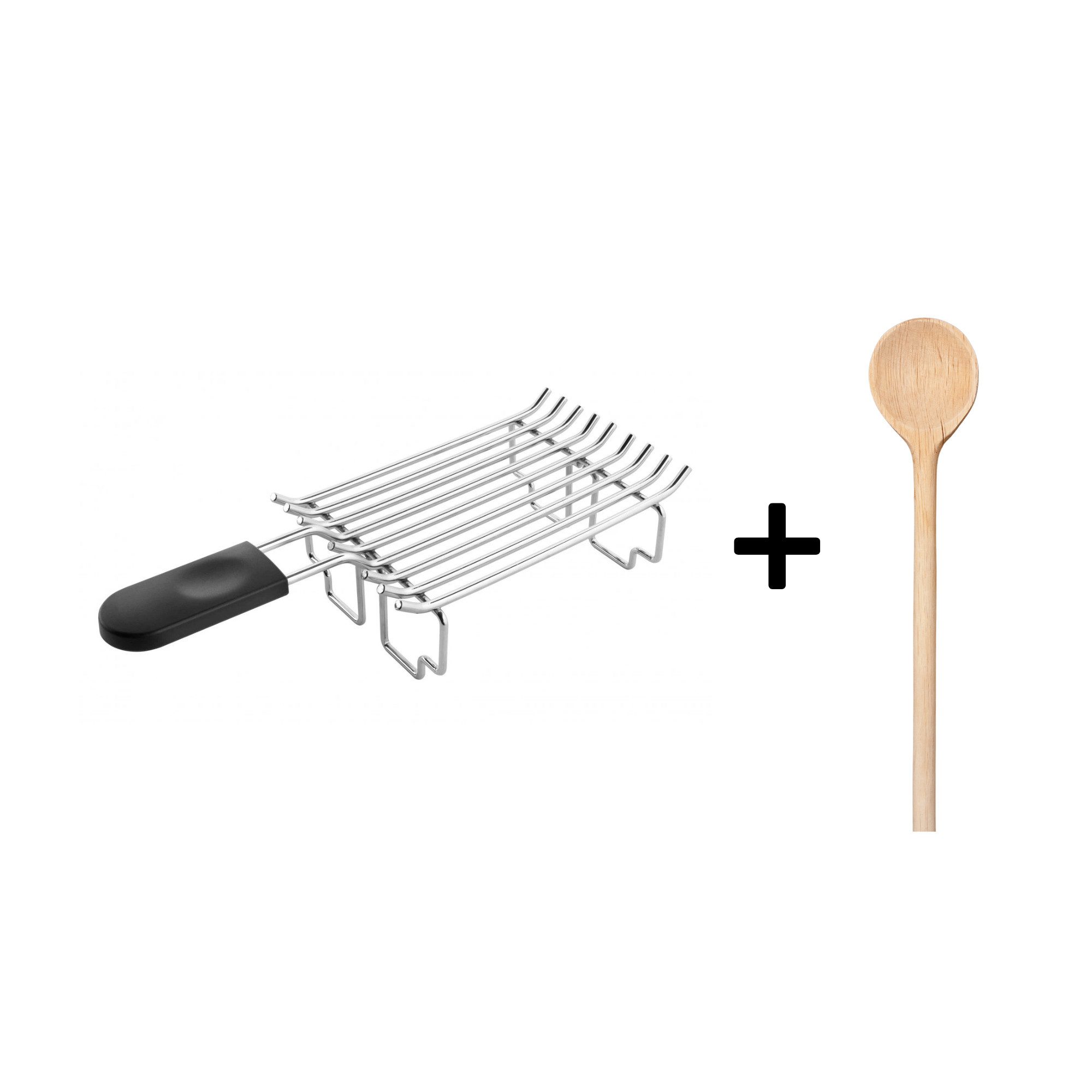 Toaster KitchenAid Brötchen-Röstaufsatz KTBW22 + gratis Holzlöffel