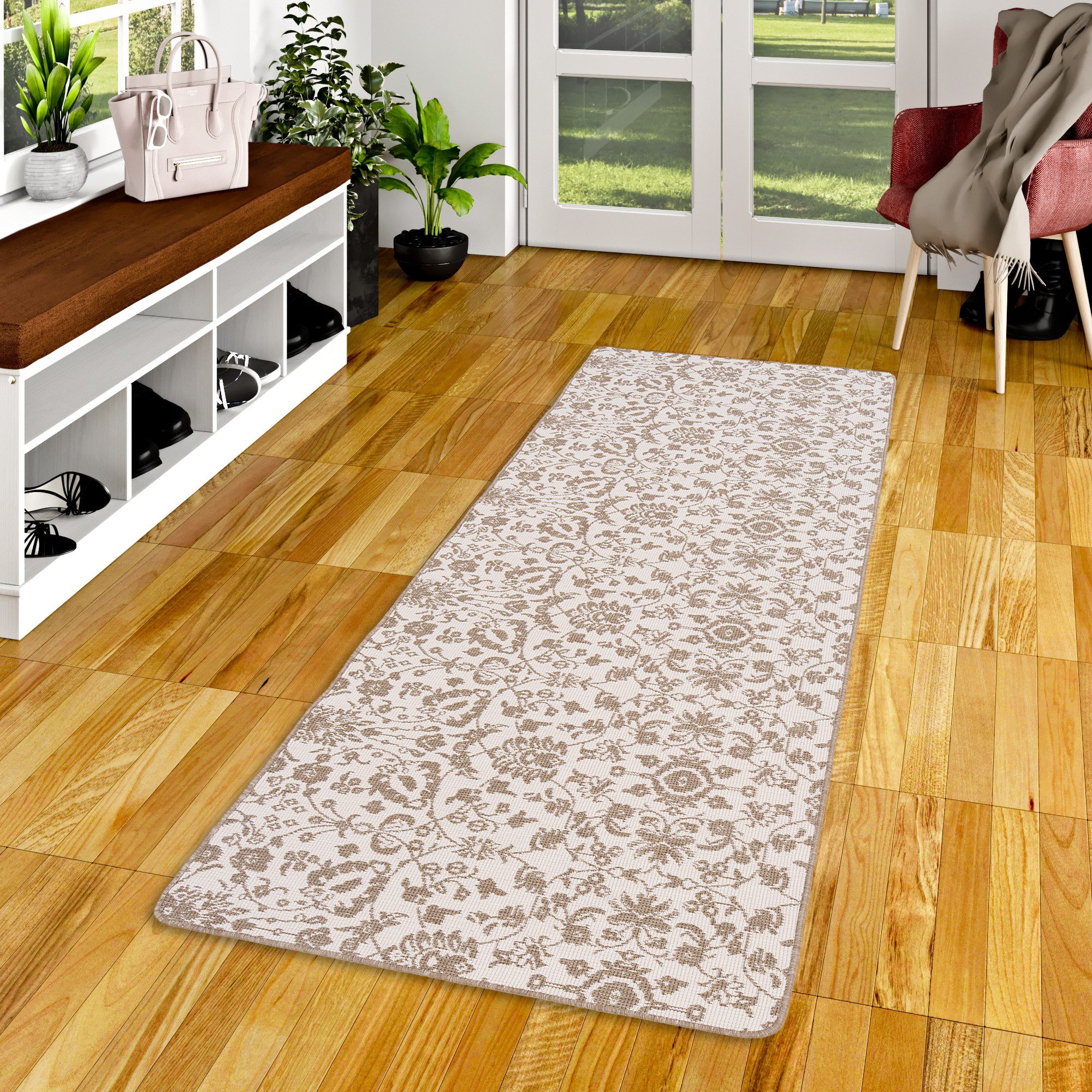 Snapstyle Läufer In- und Outdoor Teppich Läufer Beidseitig Newport, Rechteckig, Höhe: 3 mm