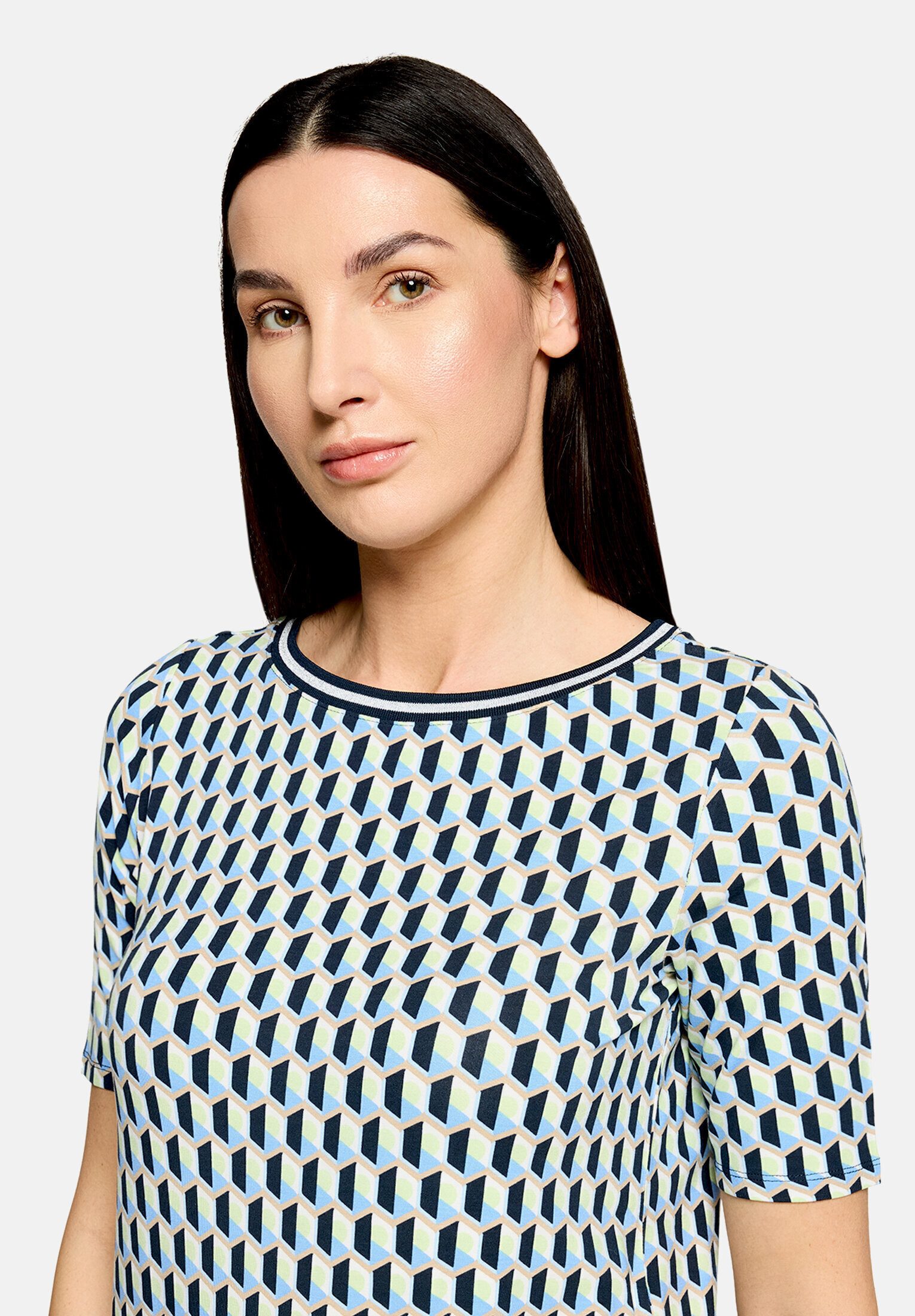 Betty Barclay Kurzarmshirt Damen mit Gummizug (1-tlg)