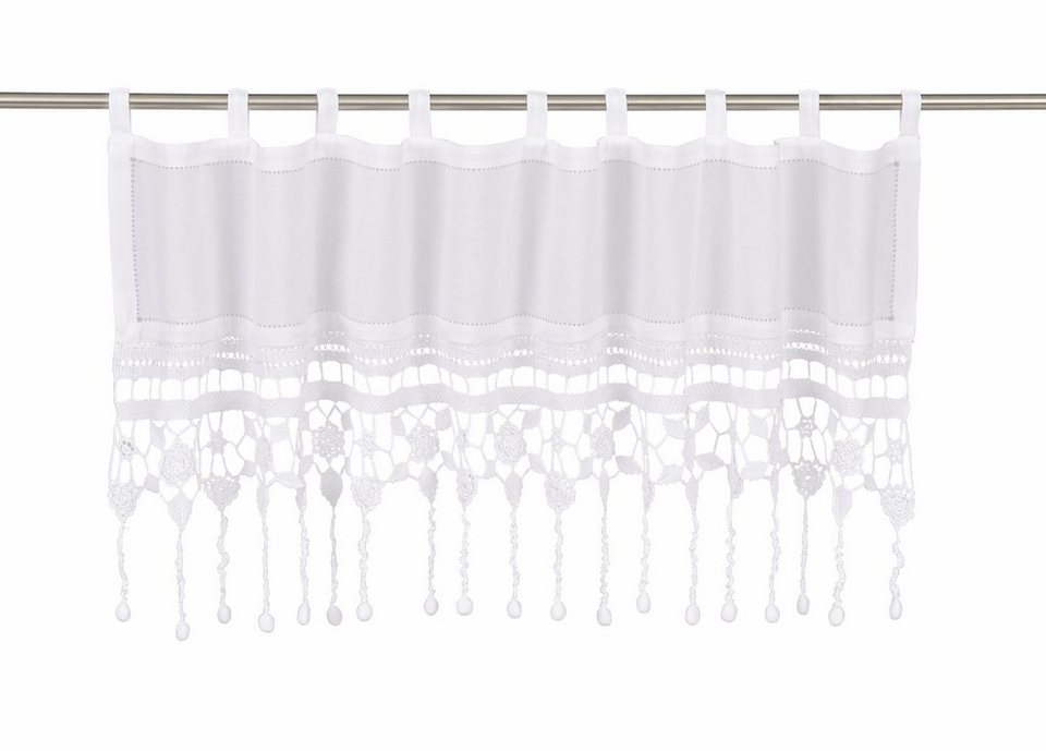 Querbehang Großglockner, HOSSNER - ART OF HOME DECO, Schlaufen (1 St),  halbtransparent, HxB: 50x125