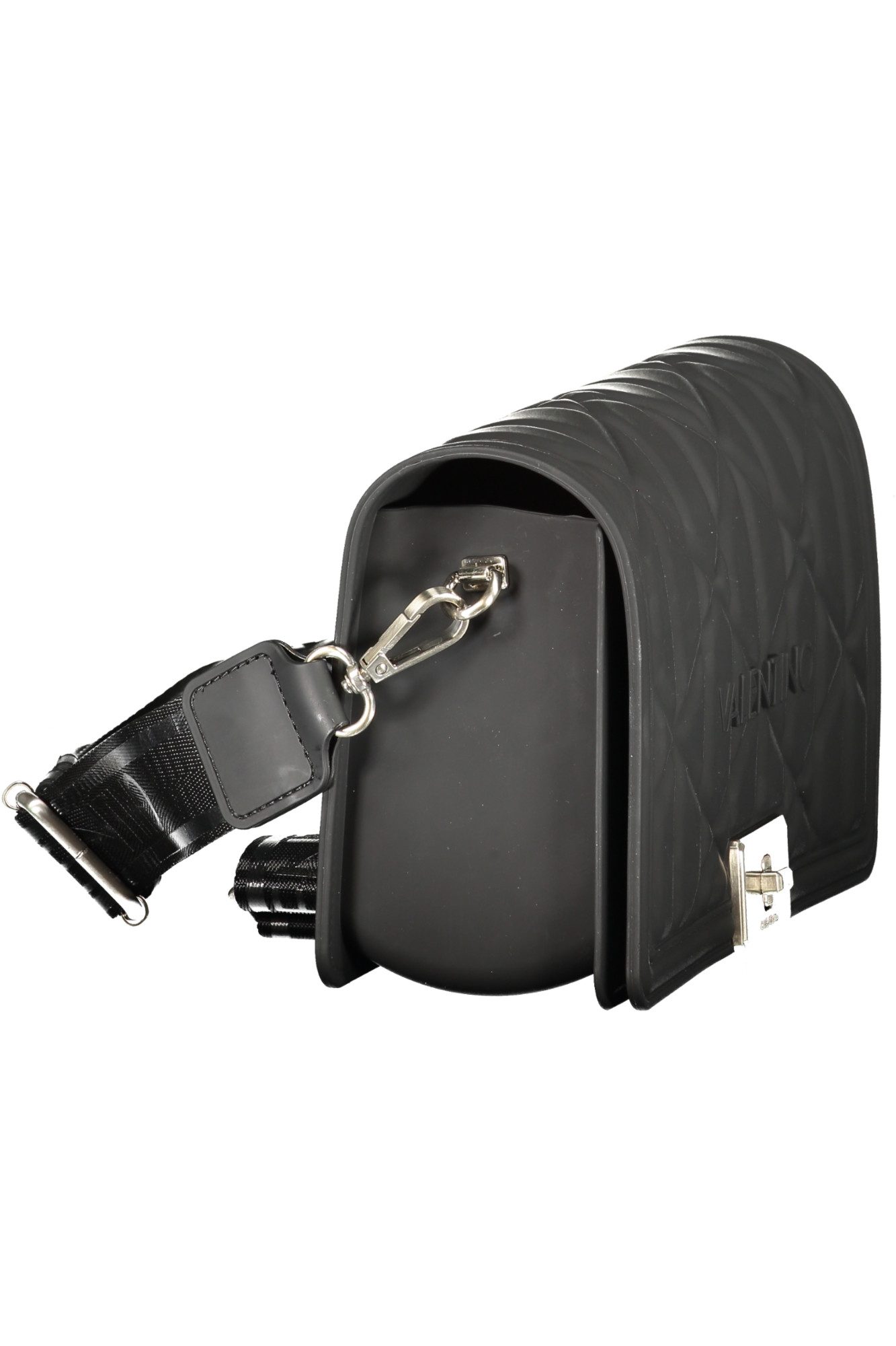 Valentino Umhängetasche, Elegante schwarze Damentasche mit verstellbarem Schulterriemen