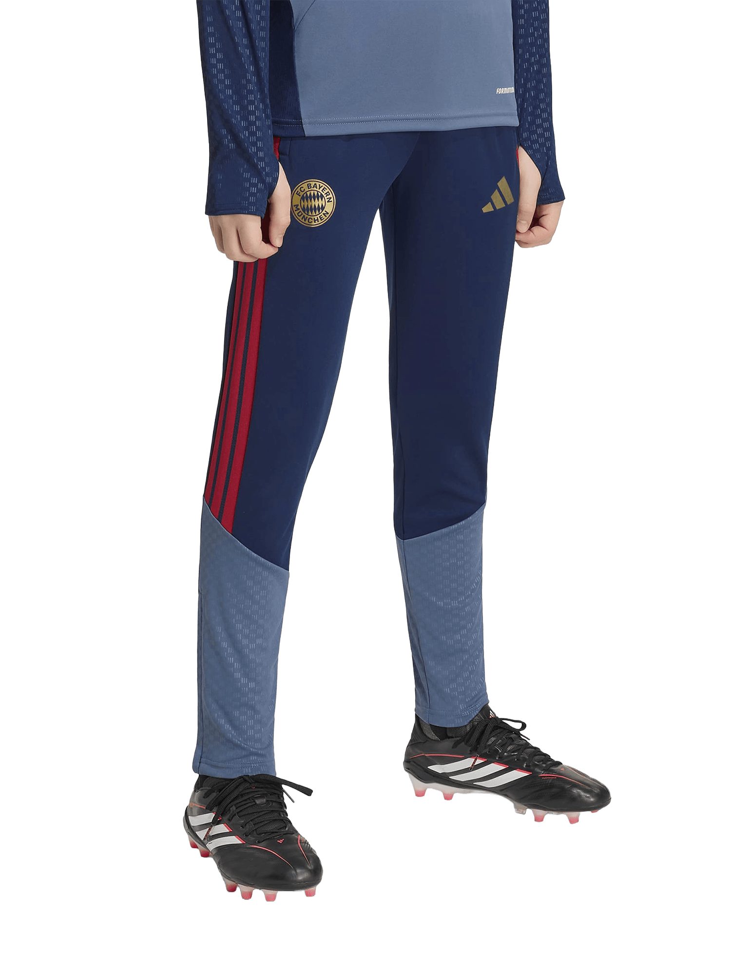 adidas Performance Sweathose FC Bayern München, Trainingspant Teamline, Kinder, Blau