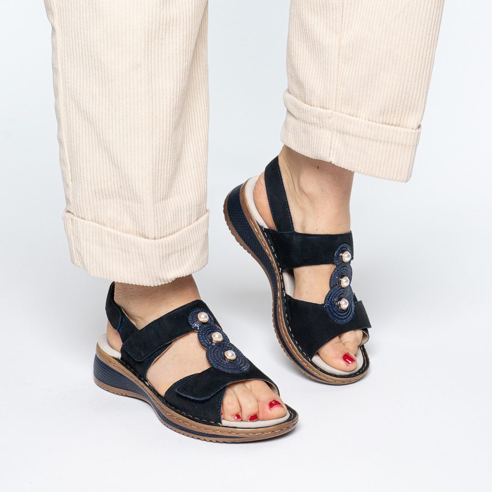 Ara HAWAII Riemchensandale Keilabsatz, Sommerschuh, Bequemschuh in Weite G (weit)