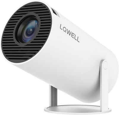 LQWELL HY300-M Classic ohne Android OS Mini-Beamer (8000 lm, 8000:1, 1282 x 720 px, 720P, WiFi, 180 Degree Rotatable, Auto Keystone, BT5.0, 4K Support)